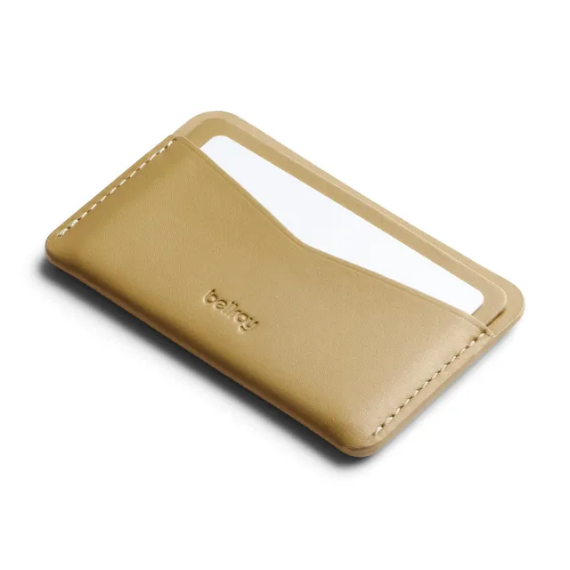 bellroy-wallets-card-slip-porte-cartes-cuir-mustard-4-cartes image 1