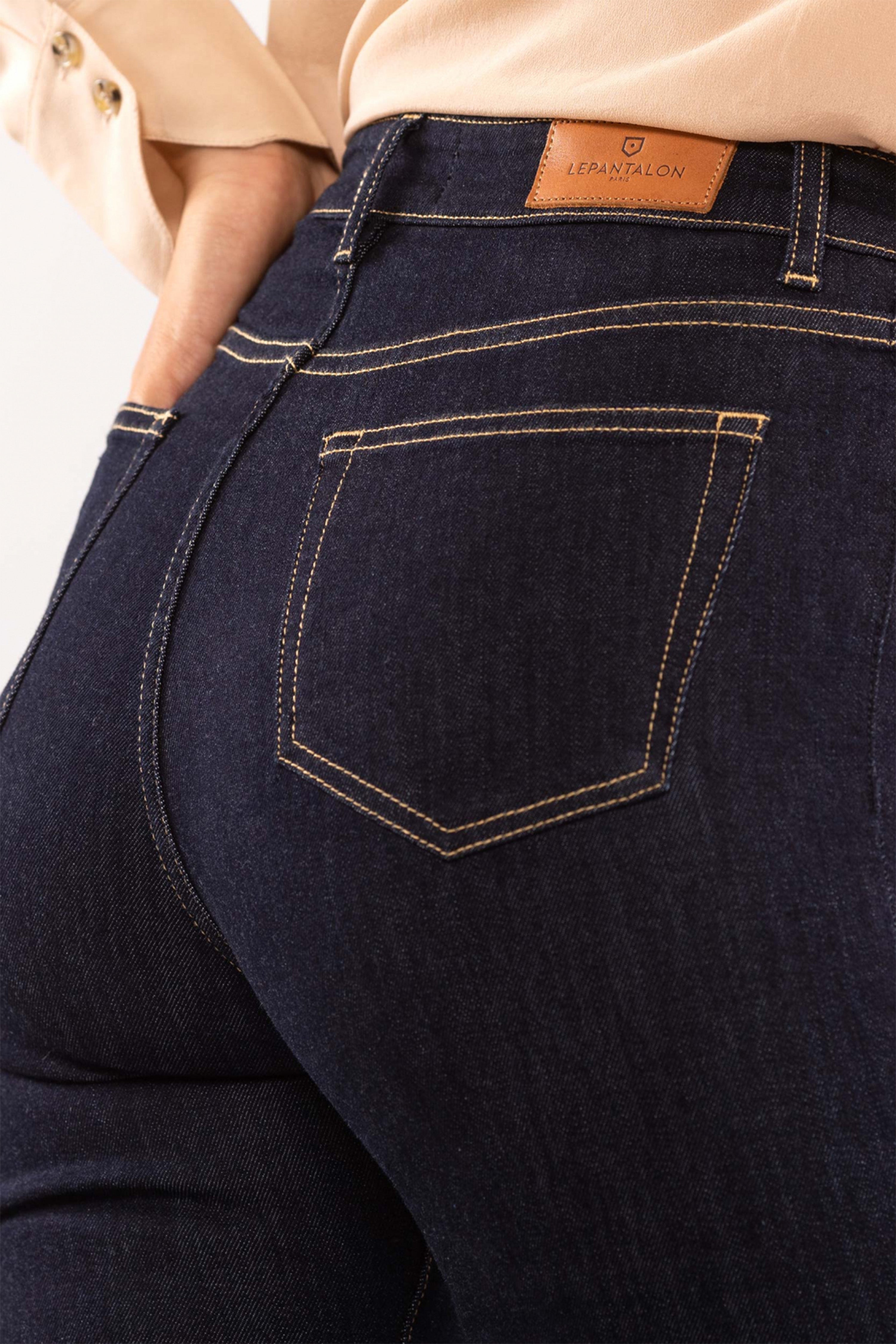 le-pantalon-jeans-homme-jean-slim-jean-brut-taille-haute-stretch image 2