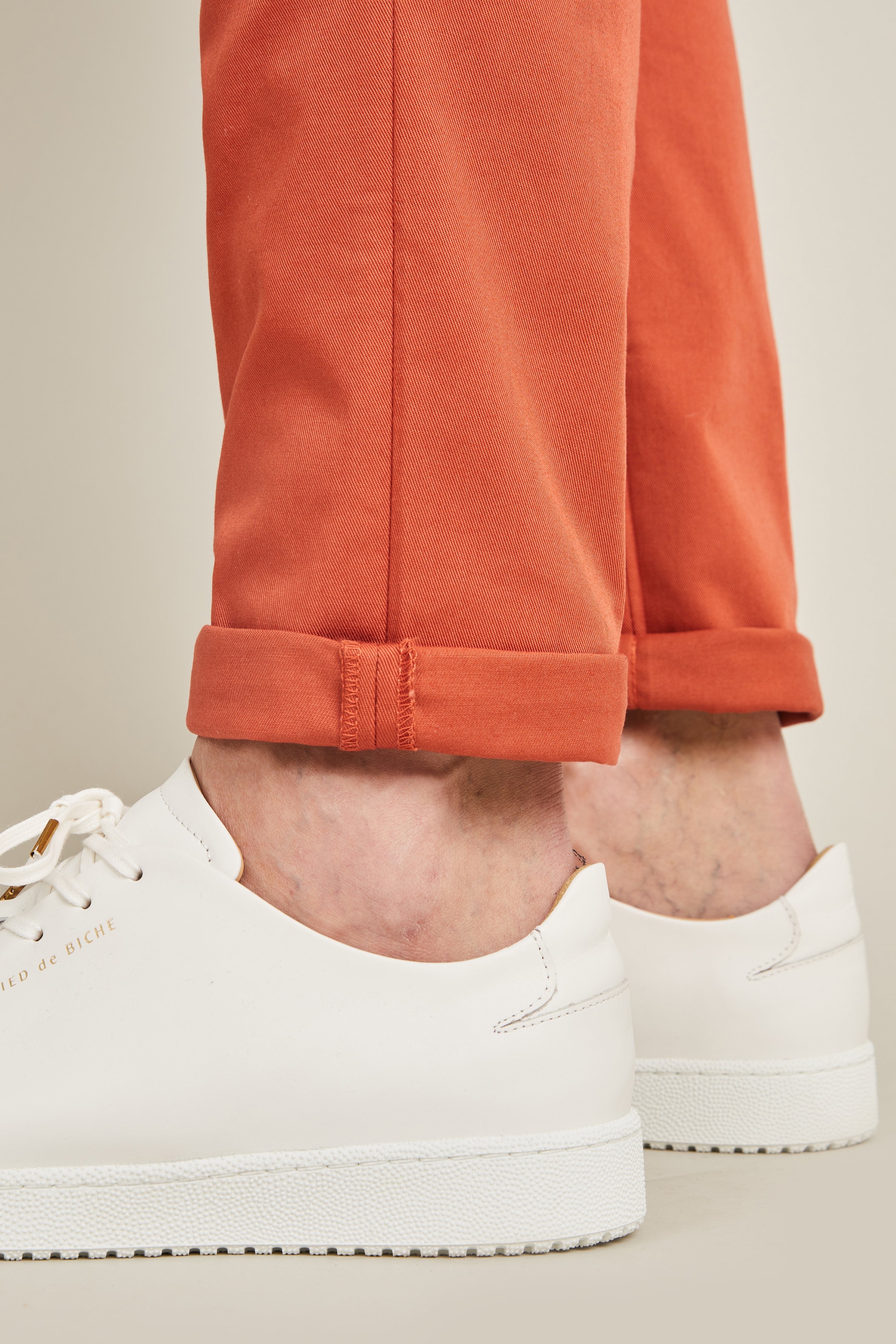 le-pantalon-chinos-homme-chino-tomette-chino-orange-slim image 6