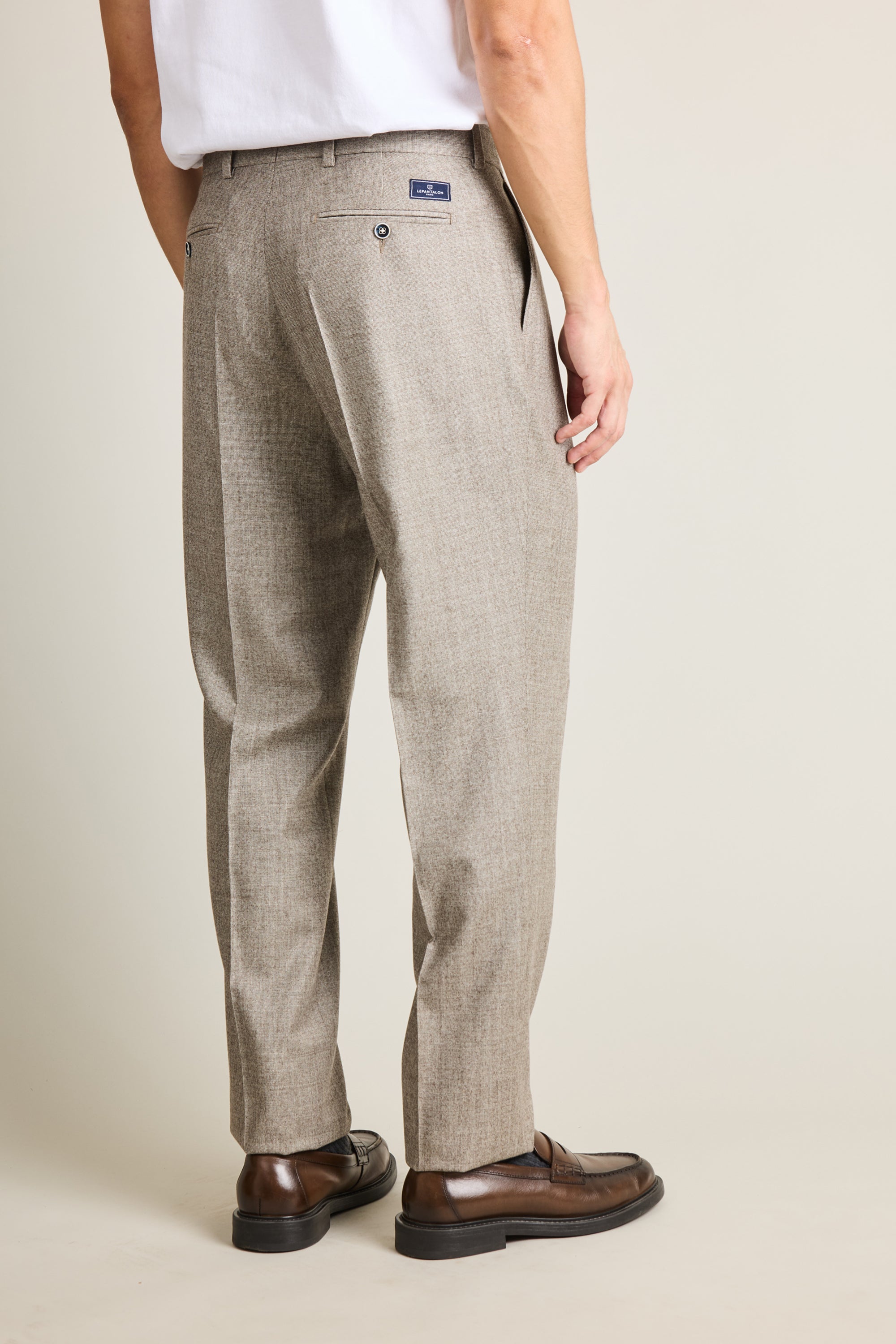 le-pantalon-pantalon-pinces-flanelle-greige-laine-vierge image 5