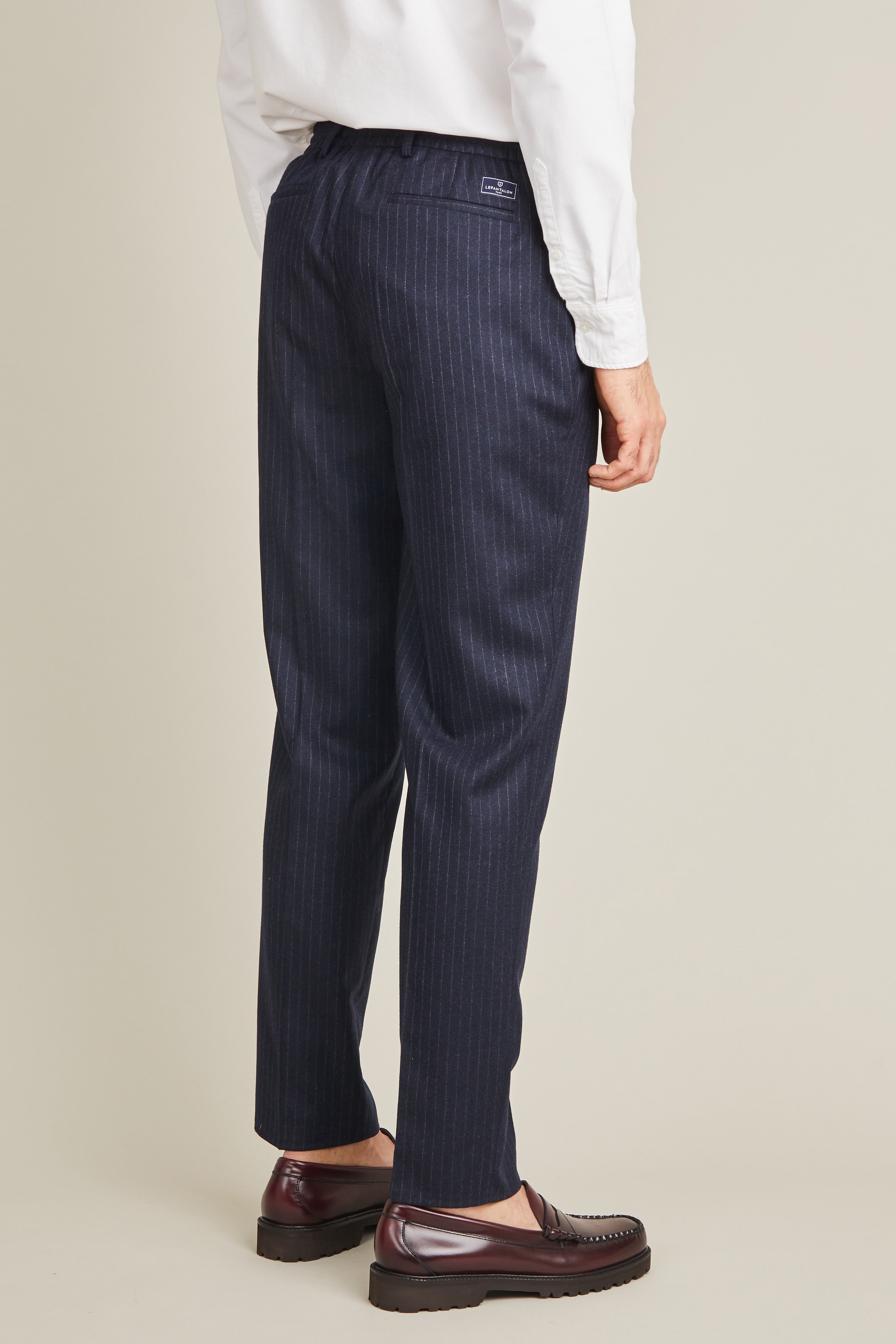 le-pantalon-jogpant-flanelle-pantalon-laine-marine image 4