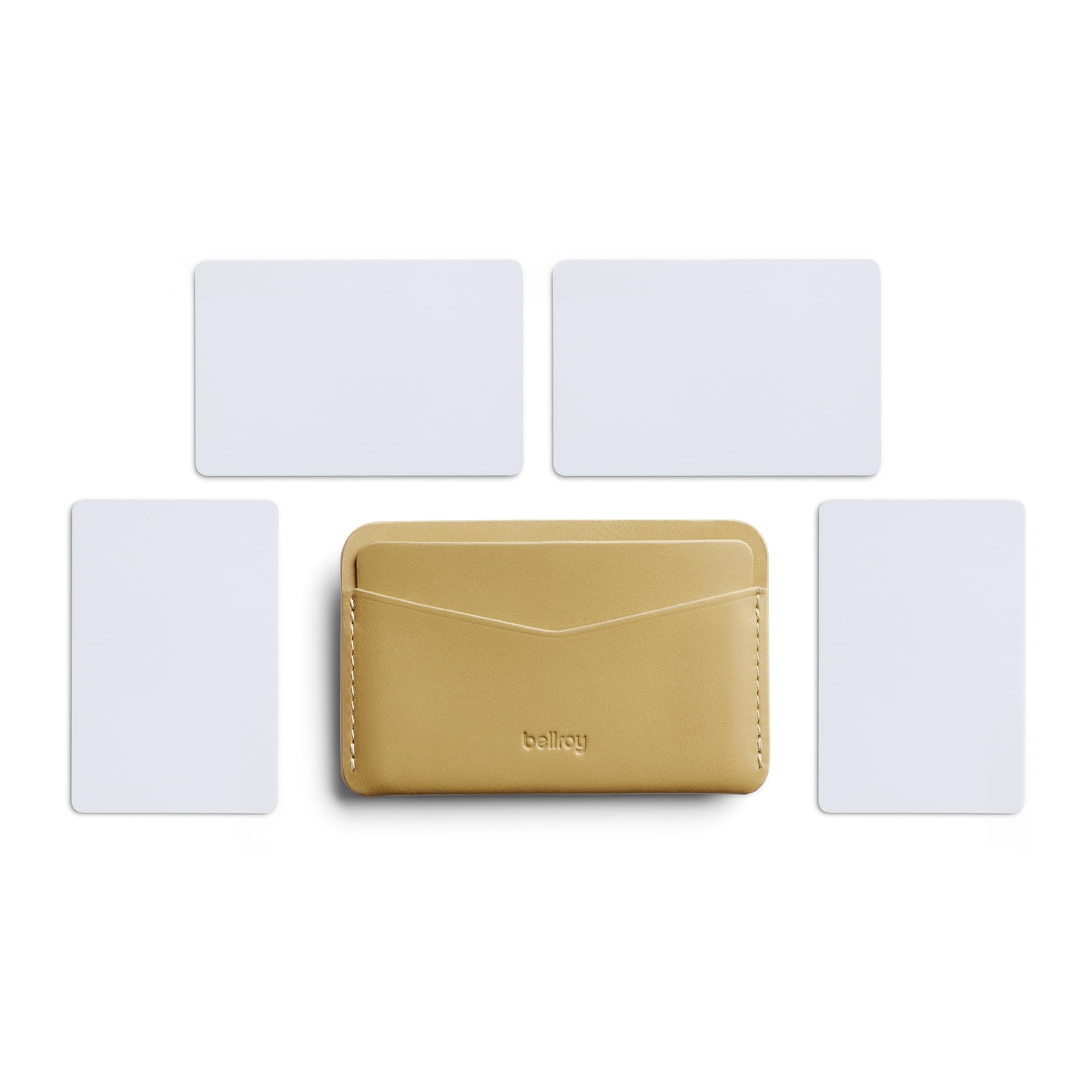 bellroy-wallets-card-slip-porte-cartes-cuir-mustard-4-cartes image 7