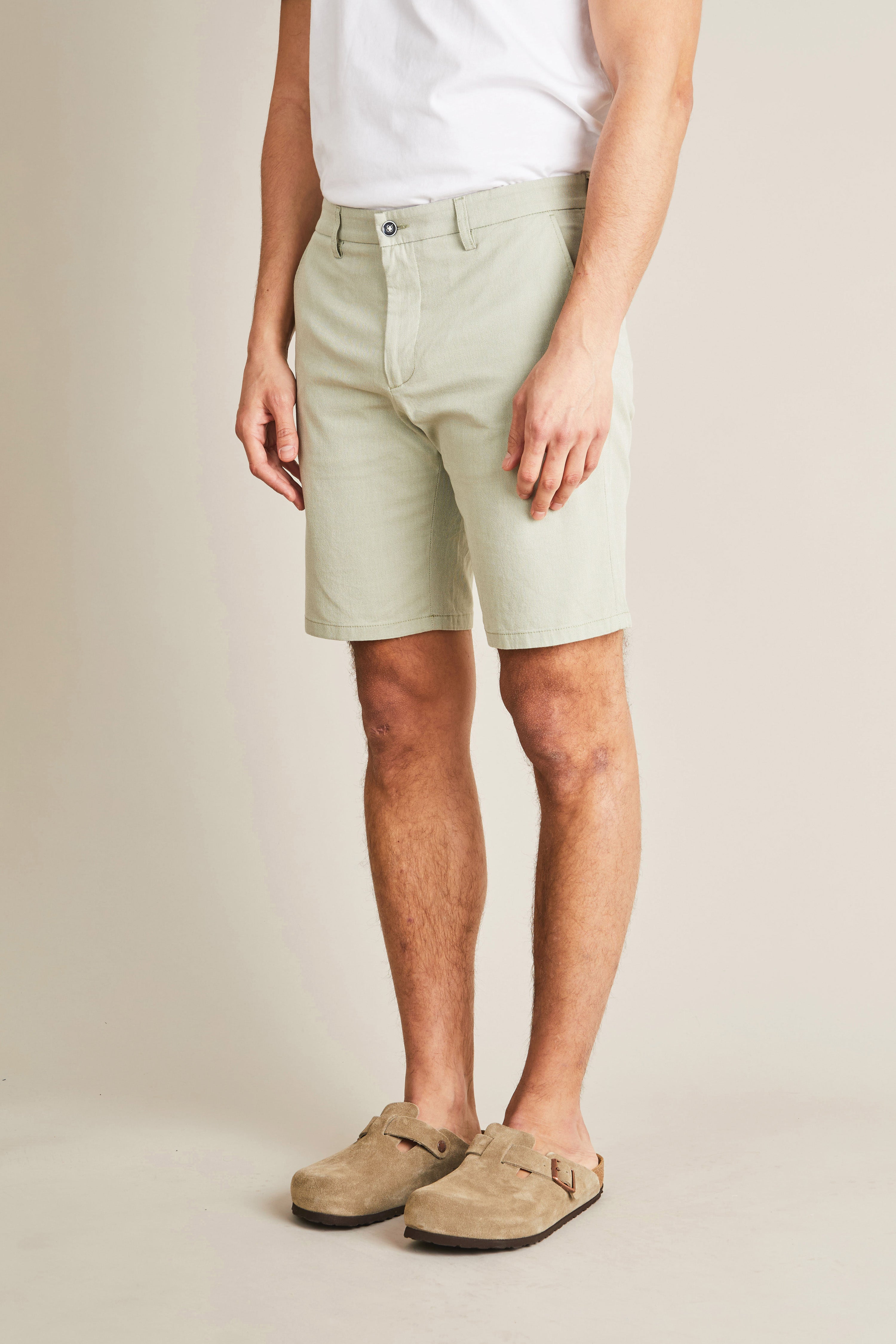 le-pantalon-bermuda-fm-lpbl-4-short-olive-coton-l-ger image 4