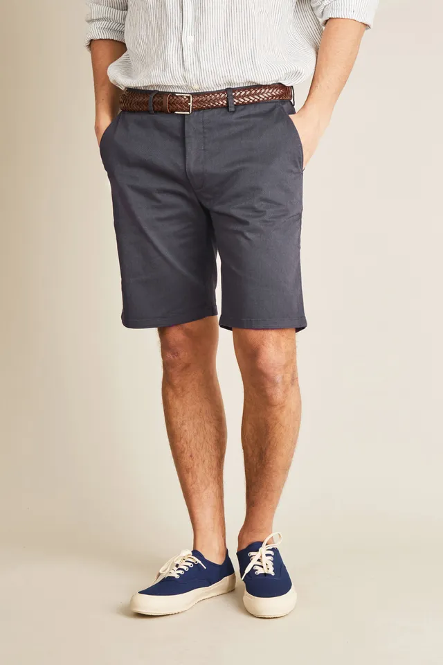 le-pantalon-bermudas-bermuda-gris-anthracite-coton image 1
