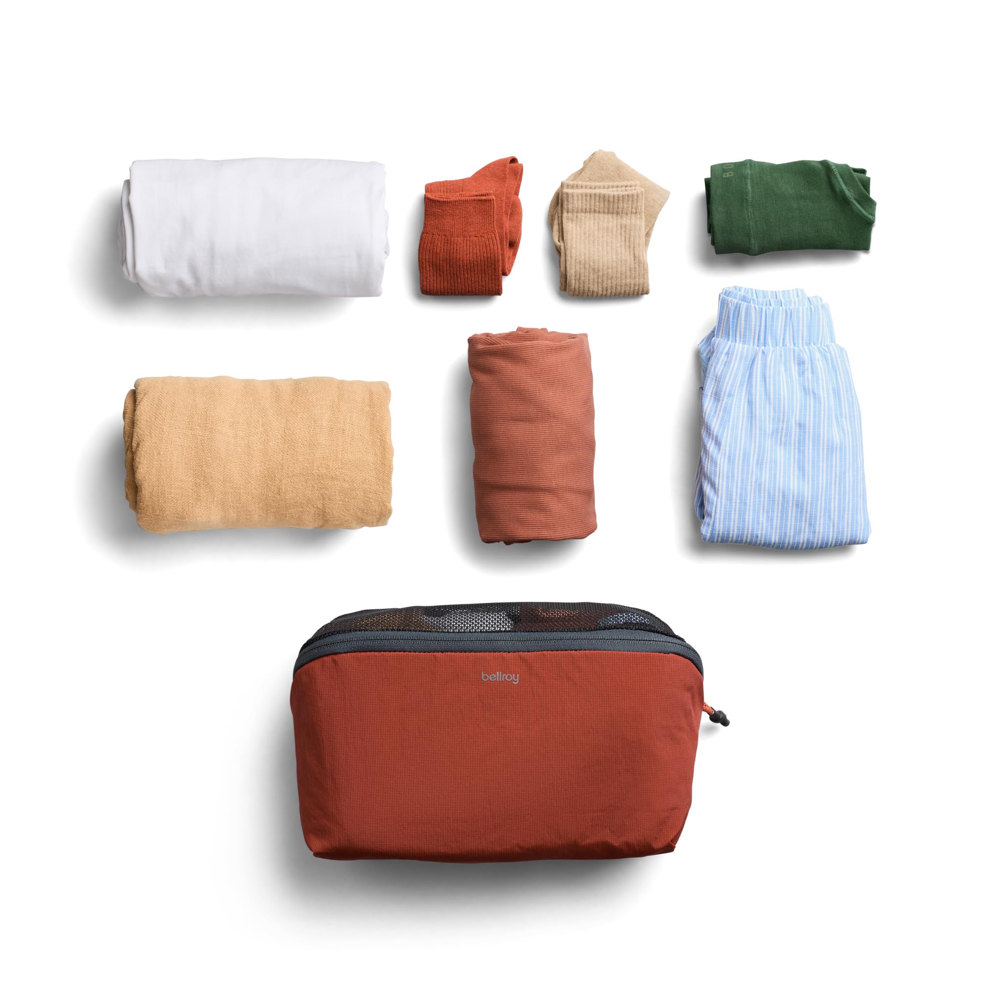 bellroy-packing-cube-12l-organisateur-valise-clay-extensible image 7