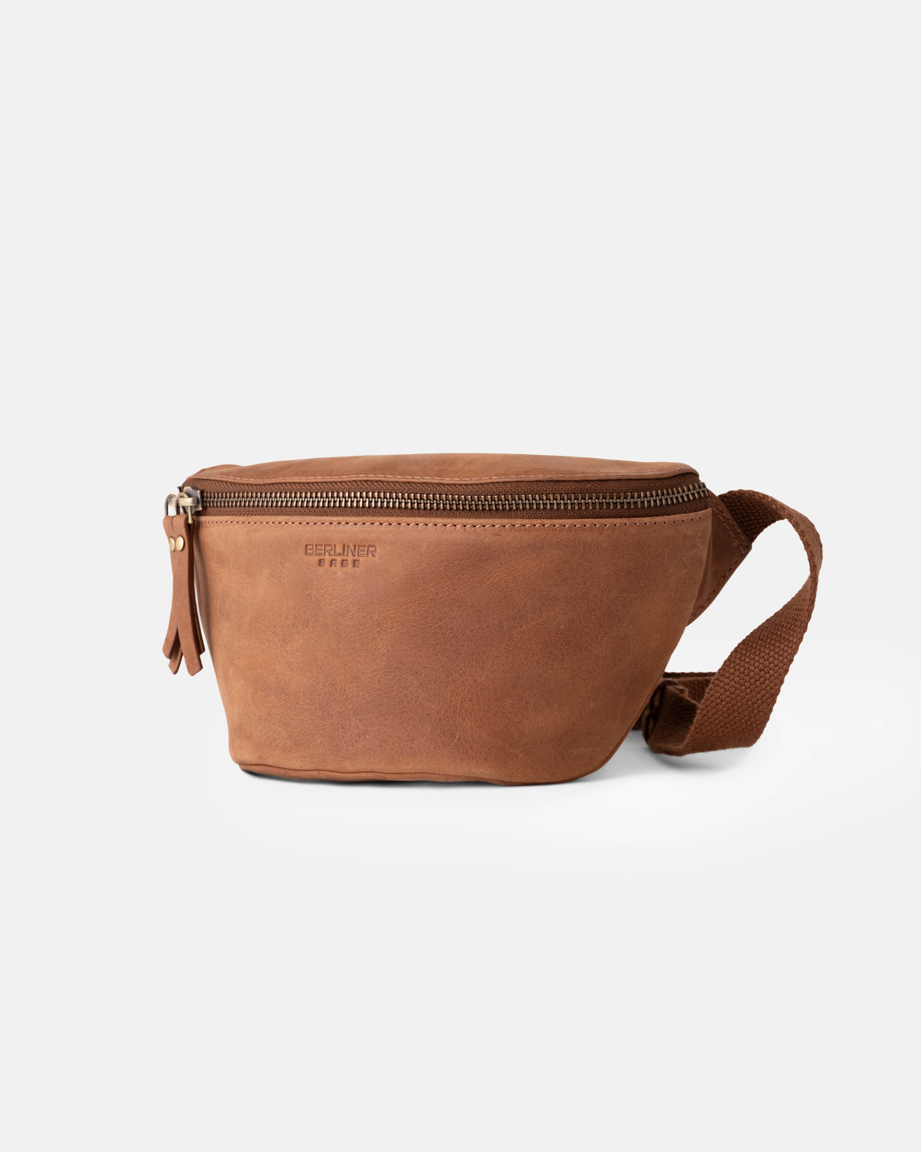 berliner-bags-noah-banane-cuir-camel-vintage-mains-libres image 5