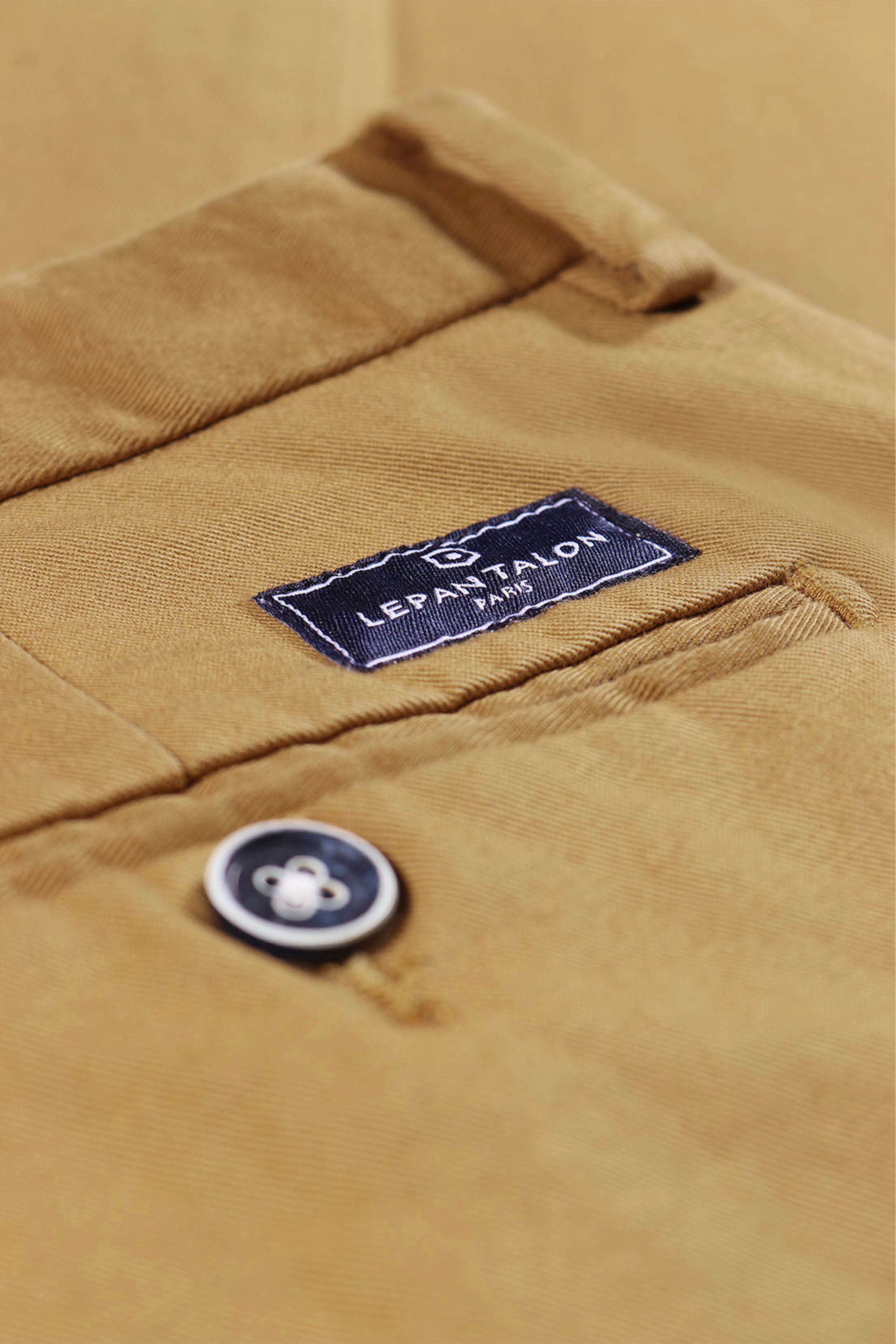 le-pantalon-chinos-fm-lpc-38-chino-beige-fonc-coton image 3