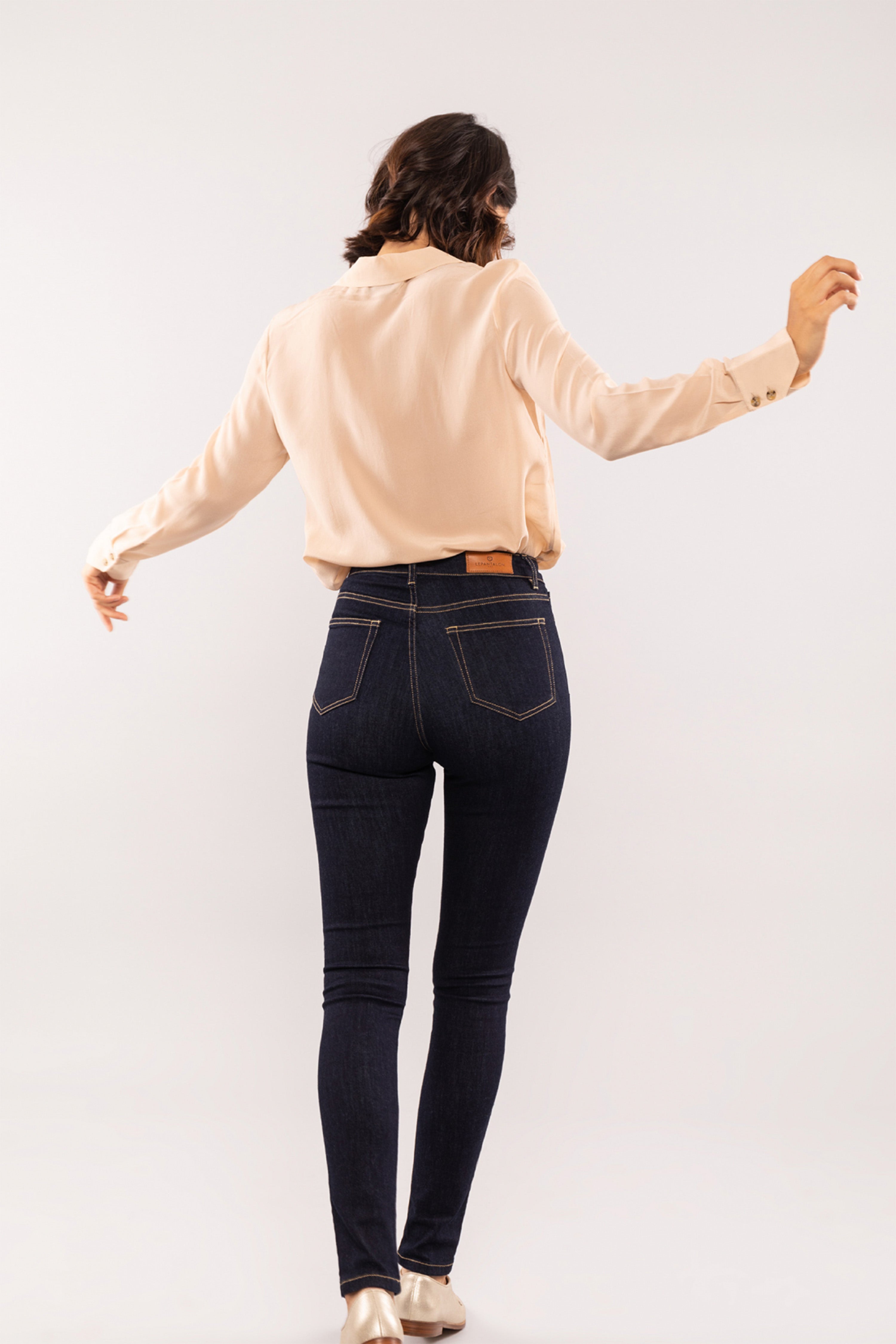 le-pantalon-jeans-homme-jean-slim-jean-brut-taille-haute-stretch image 3