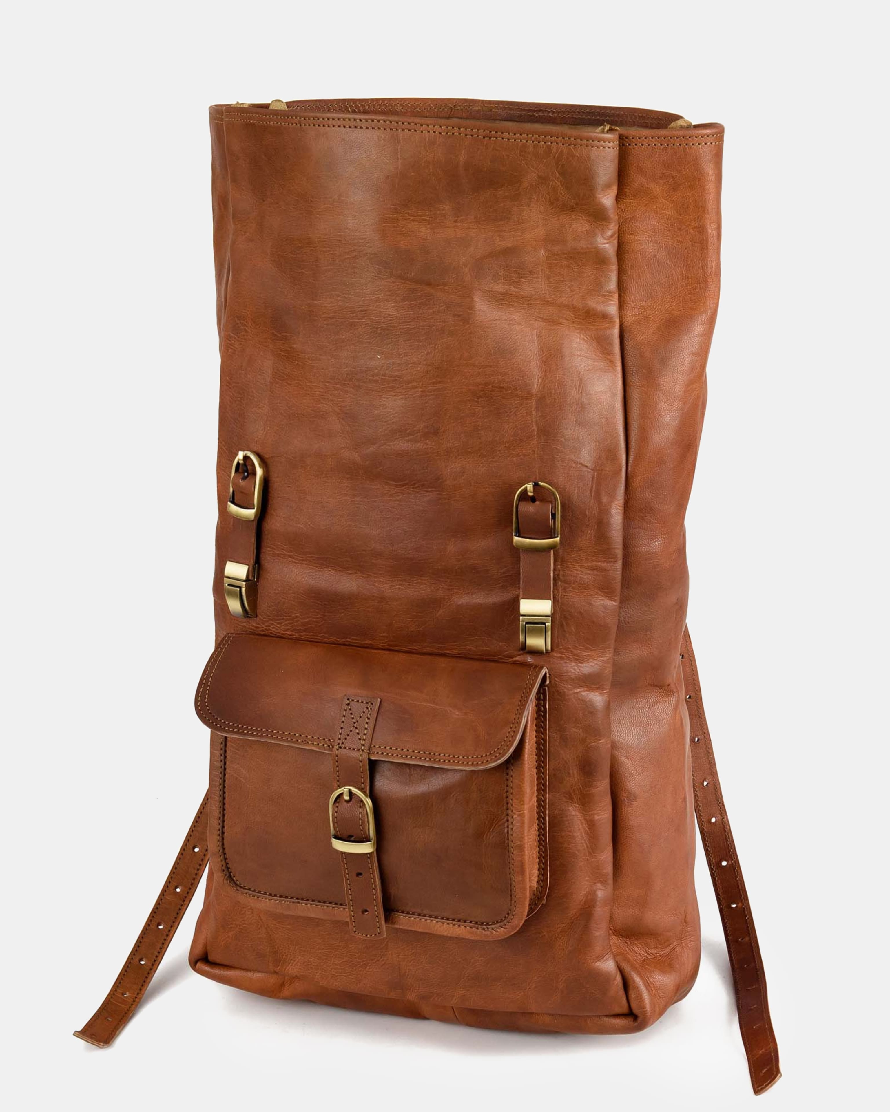 berliner-bags-leeds-m-sac-dos-cuir-marron image 3