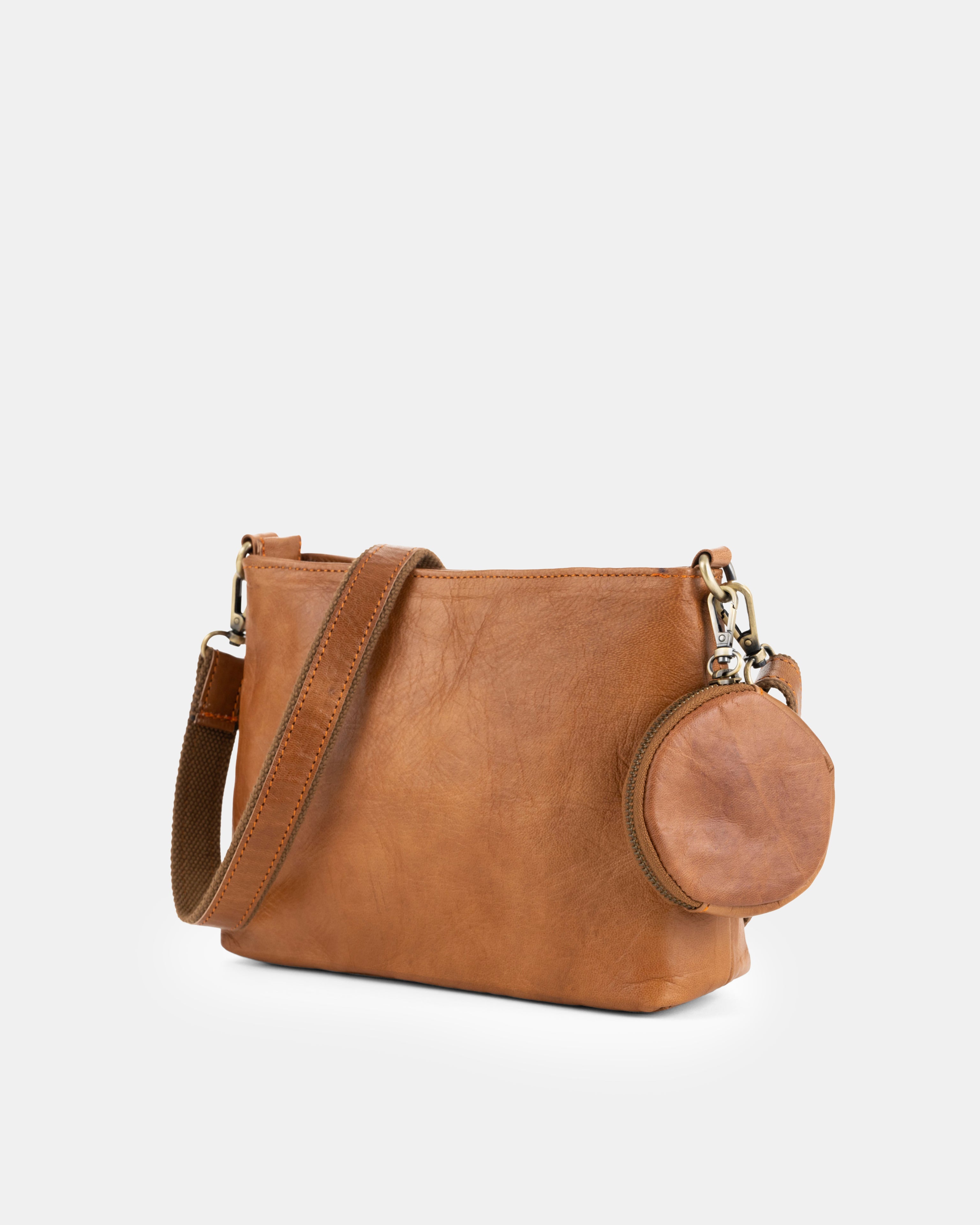 berliner-bags-marbella-s-vintage-sac-bandouli-re-marron-vintage-zip image 2