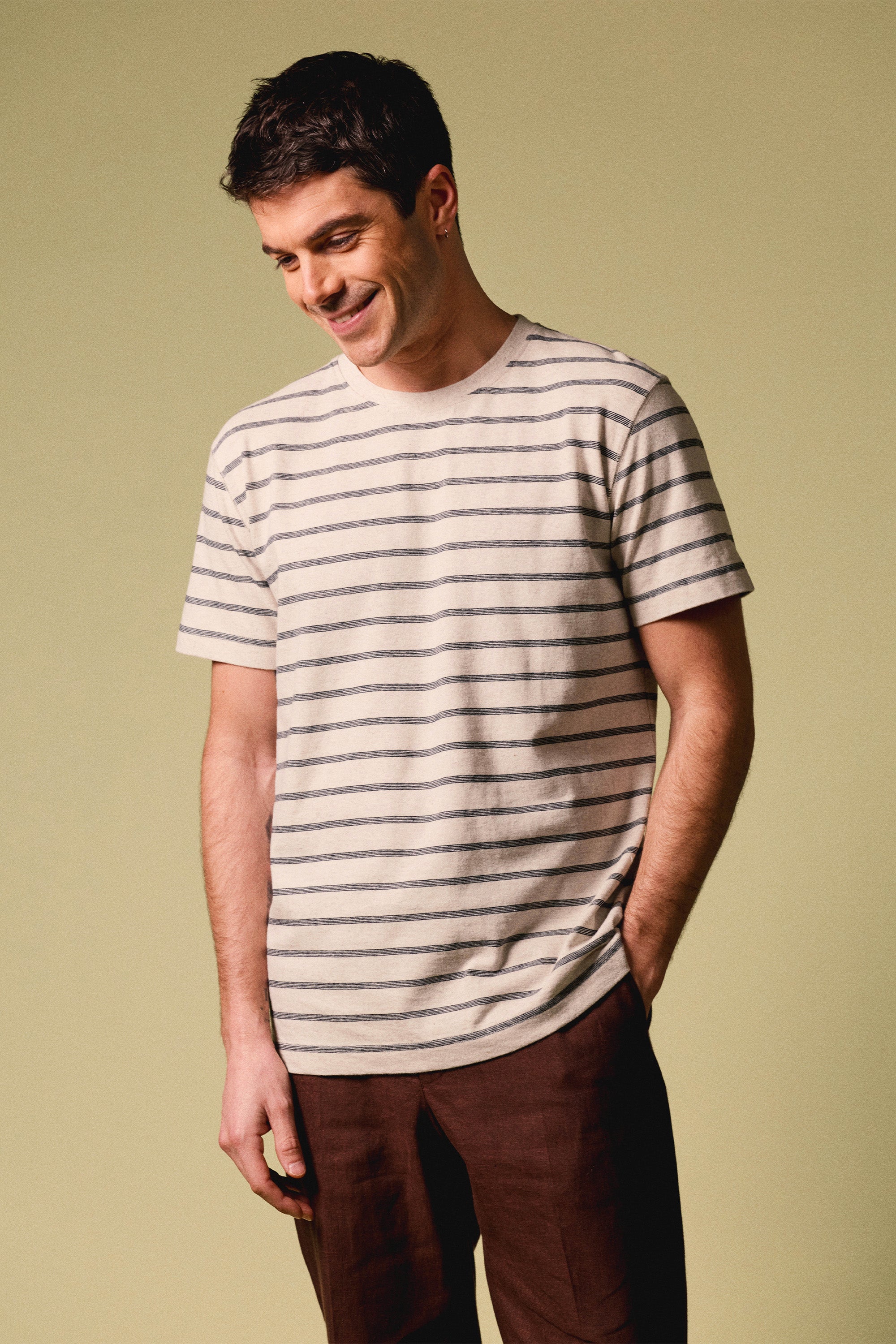 le-pantalon-t-shirts-homme-tee-shirt-marini-re-coton-lin-marine image 5