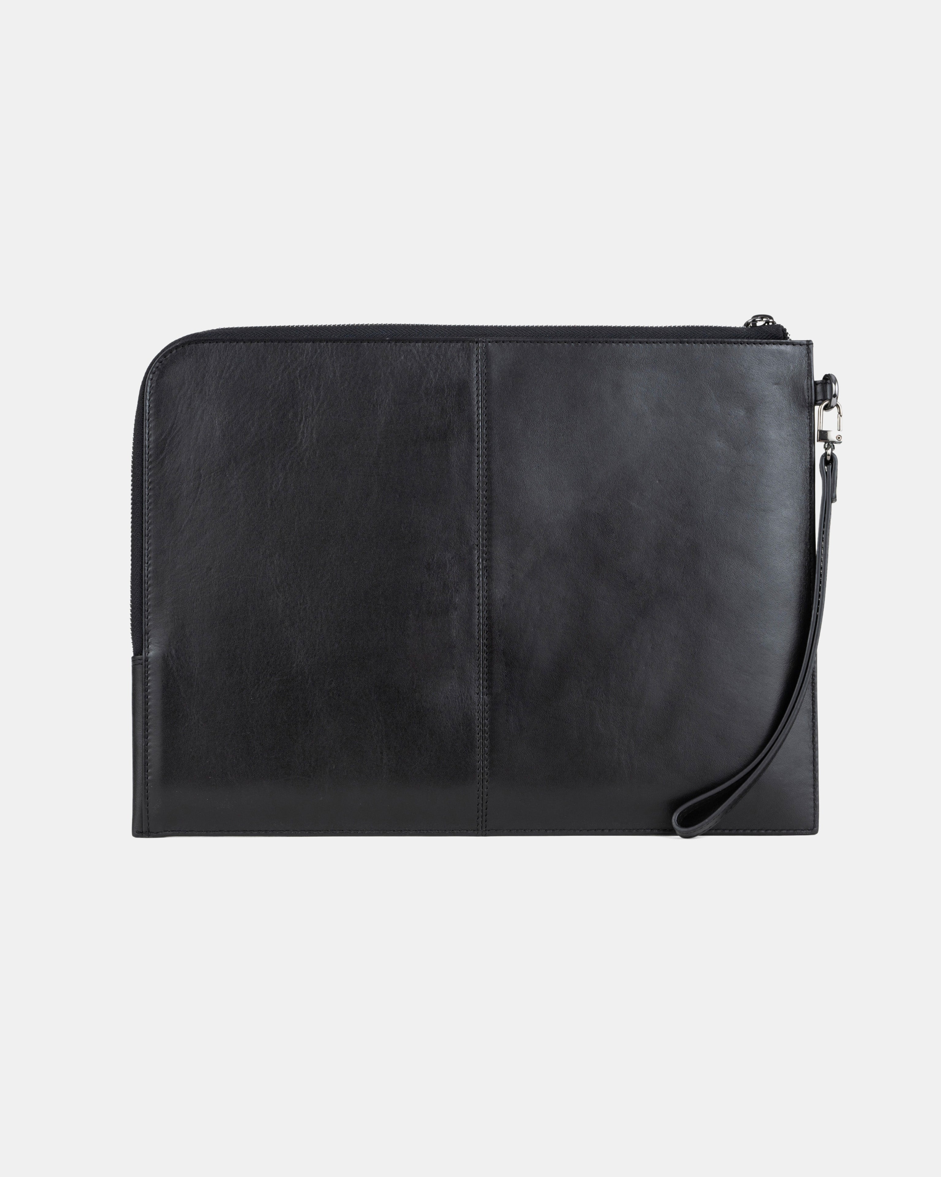 berliner-bags-alex-xl-pochette-cuir-noir-documents image 5