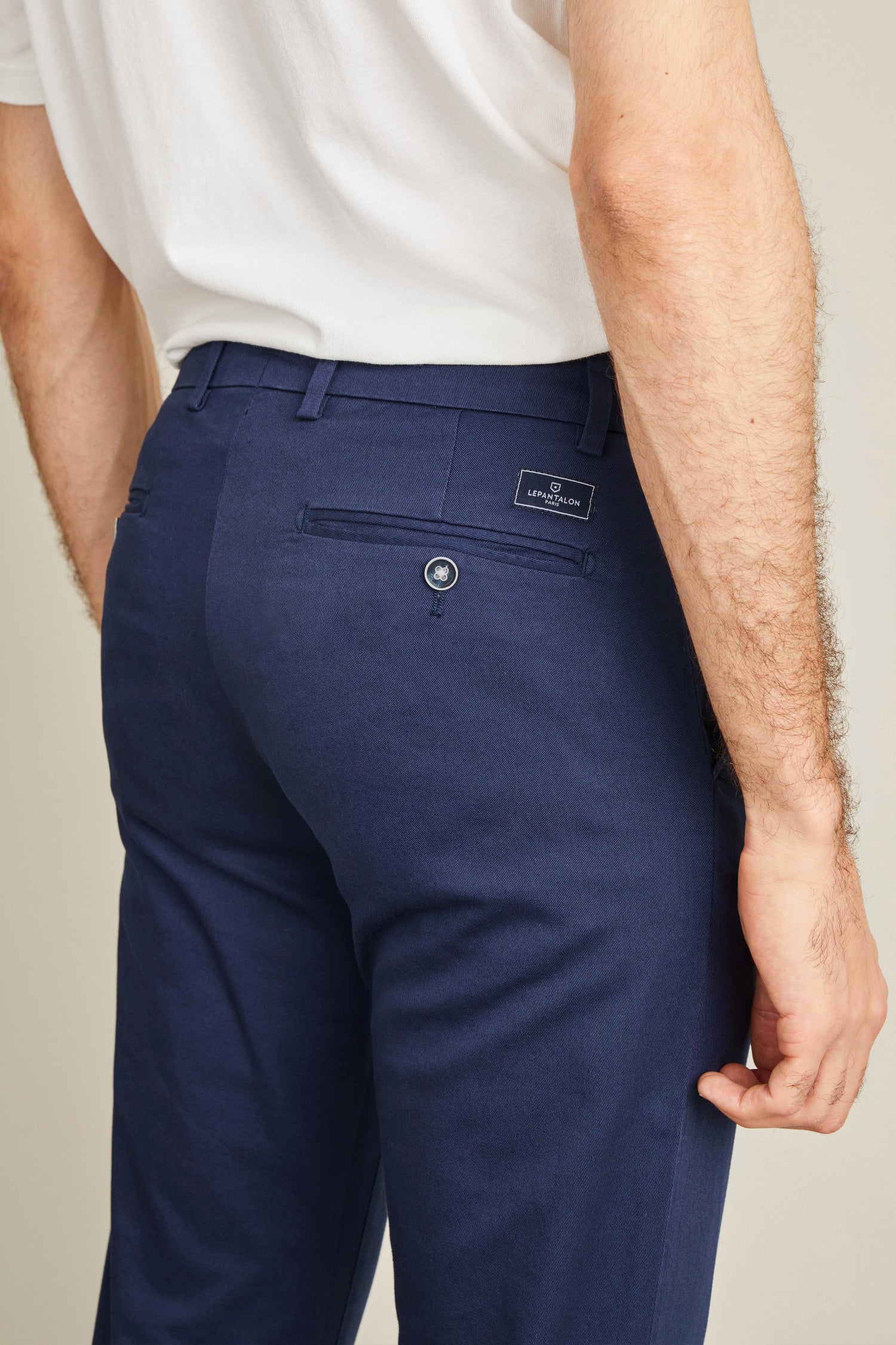 le-pantalon-chino-fm-lpc-24-pantalon-homme-bleu-roi-coton image 7