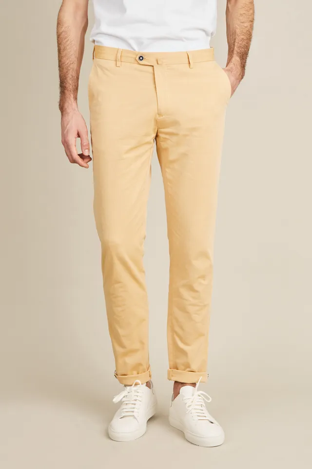 le-pantalon-chino-a-rien-miel-pantalon-l-ger-t-coton image 1