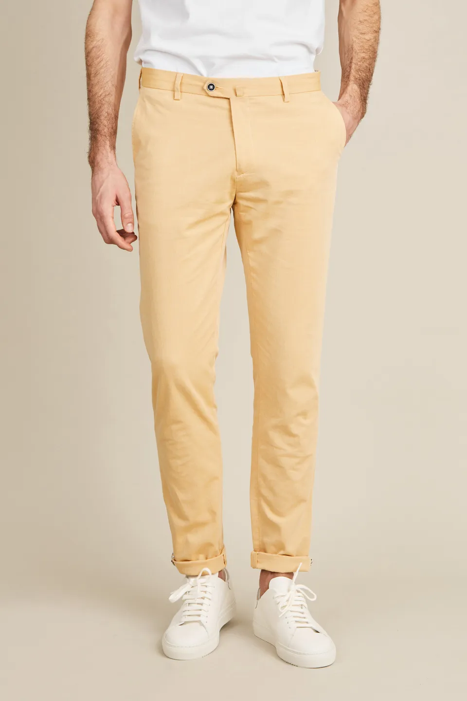 le-pantalon-chino-a-rien-miel-pantalon-l-ger-t-coton image 1