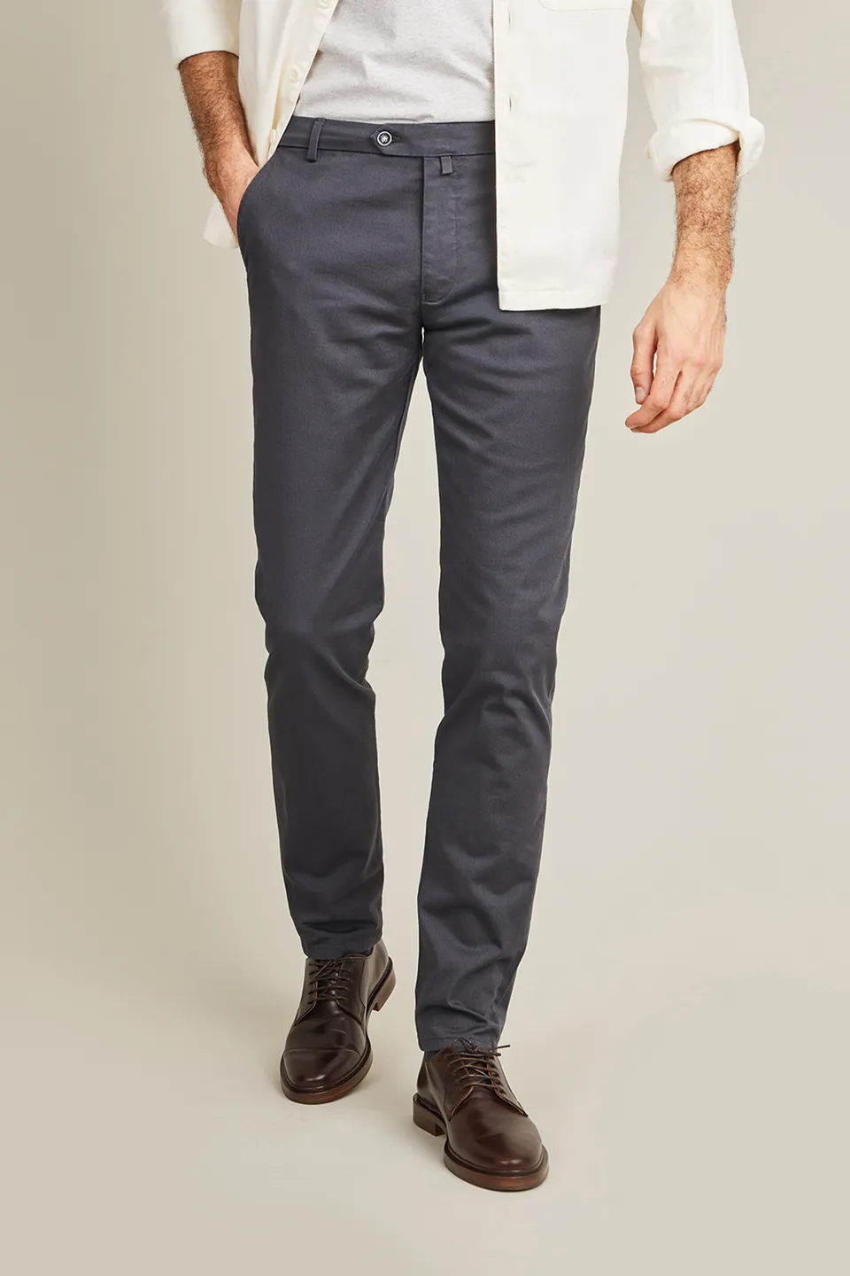 le-pantalon-chinos-homme-fm-lpc-27-pantalon-gris-anthracite image 1