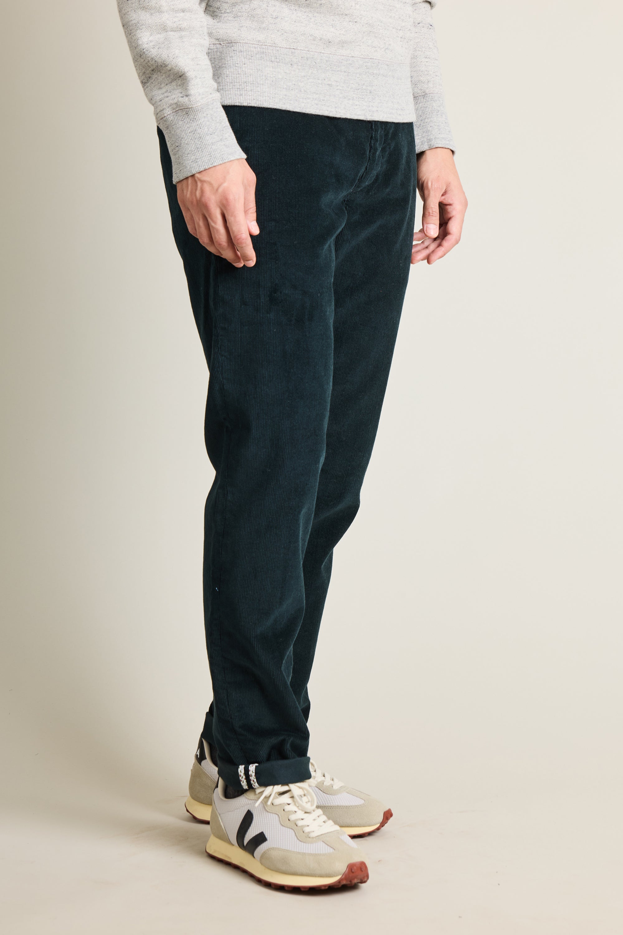 le-pantalon-velours-vert-anglais-chino-velours-coton image 5