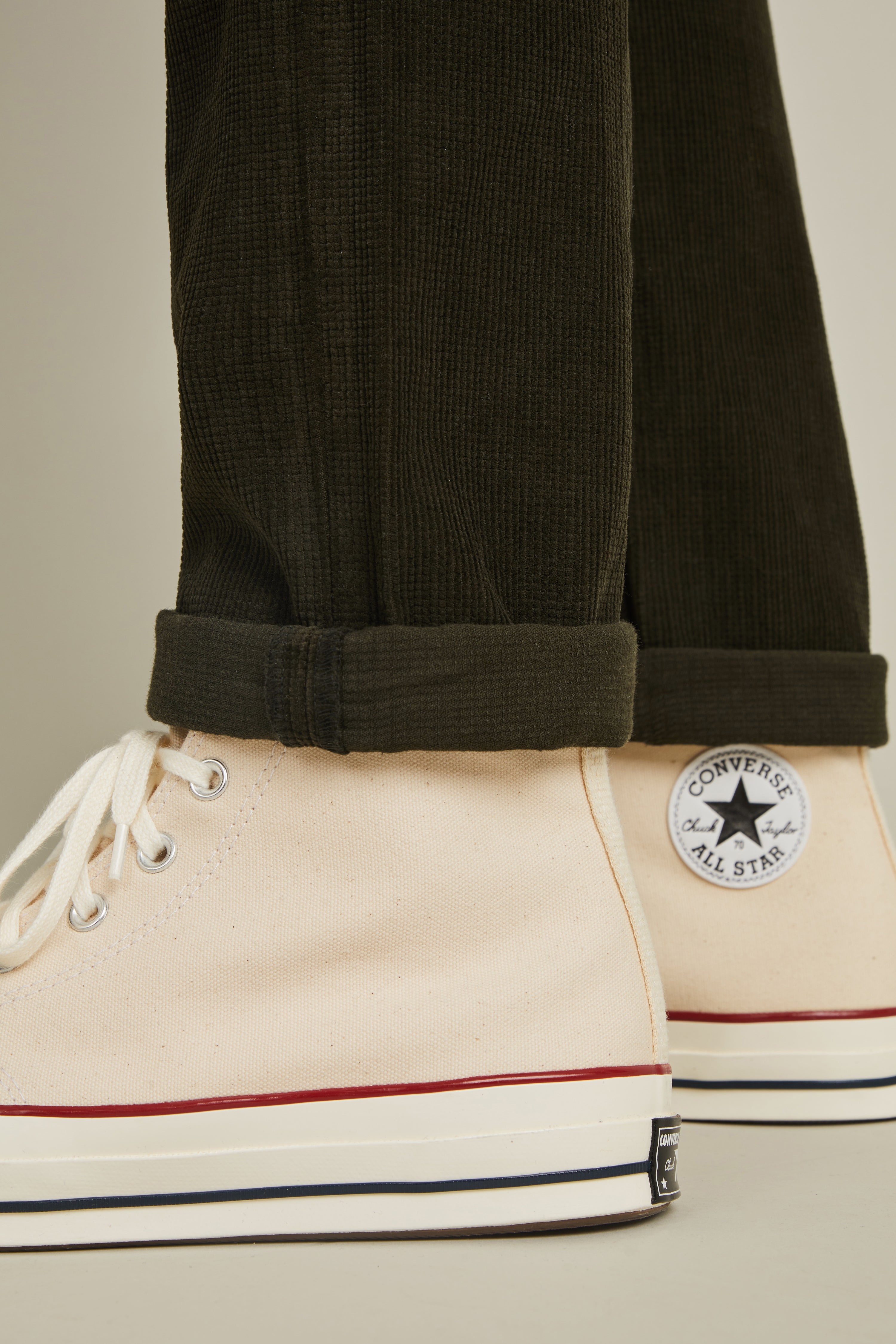 le-pantalon-5-poches-velours-kaki-pantalon-homme-coton image 6