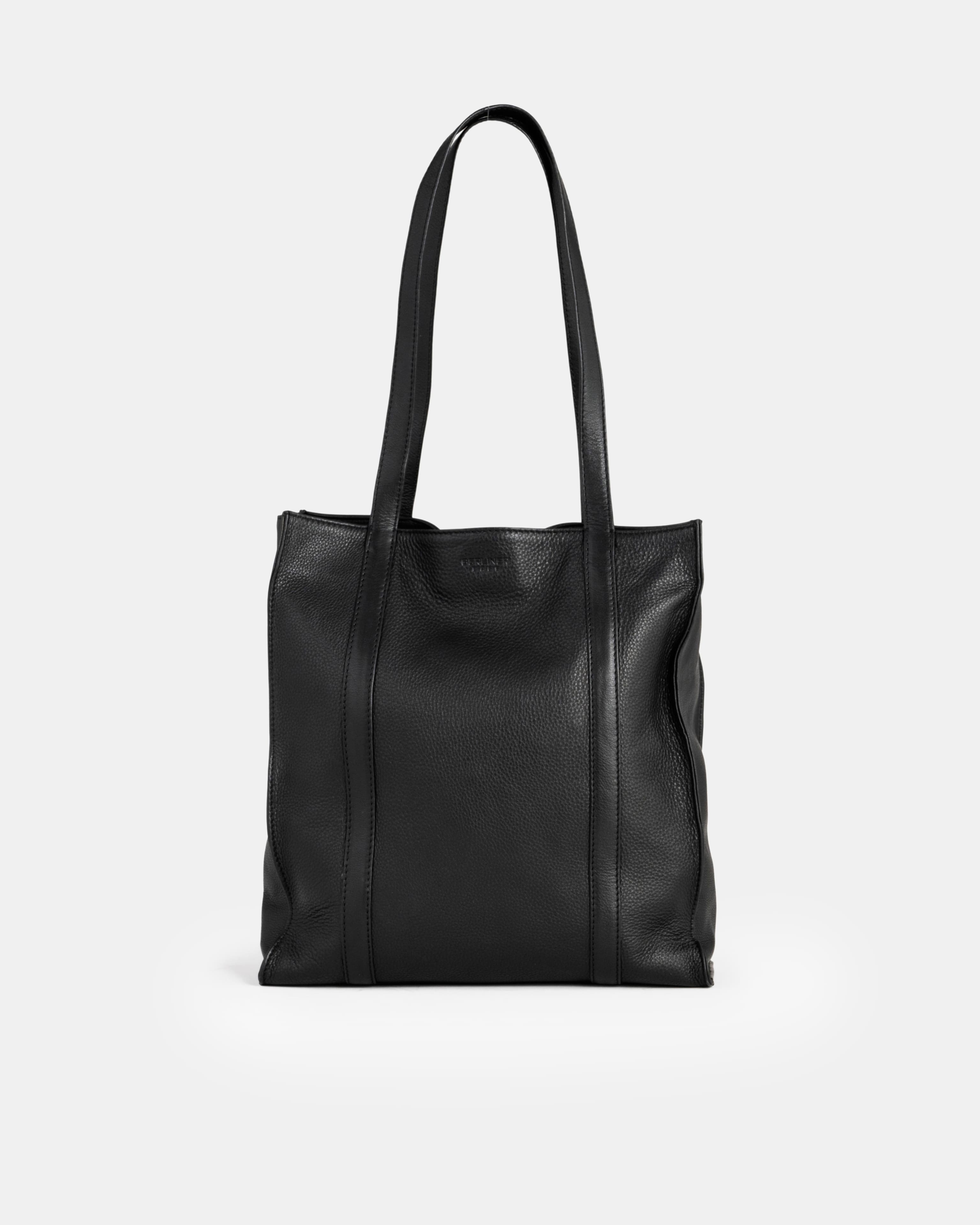 berliner-bags-kira-sac-shopper-cuir-noir image 7