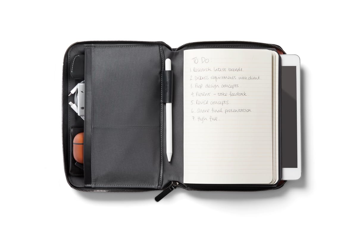 bellroy-tokyo-folio-8-housse-tablette-raven-carnet-a5-cuir image 7