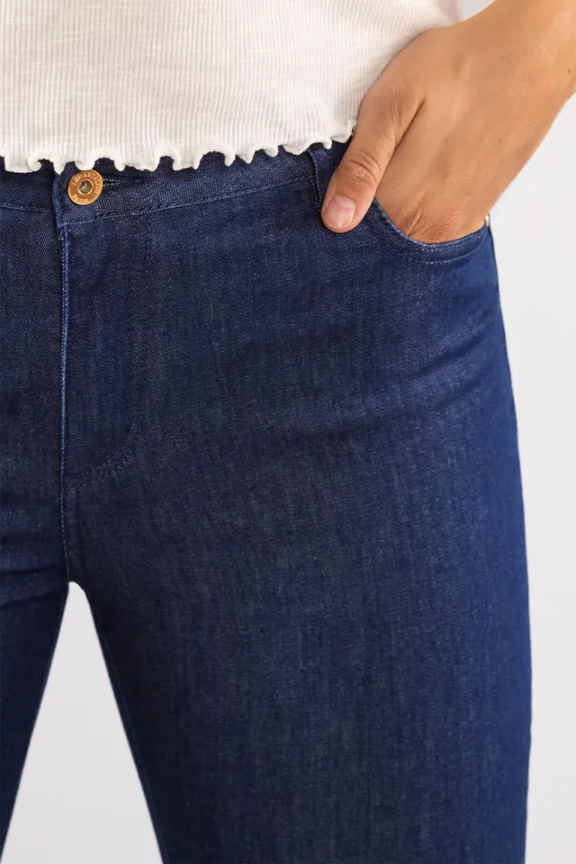 le-pantalon-jeans-homme-jean-slim-jean-bleu-taille-mi-haute-stretch image 1