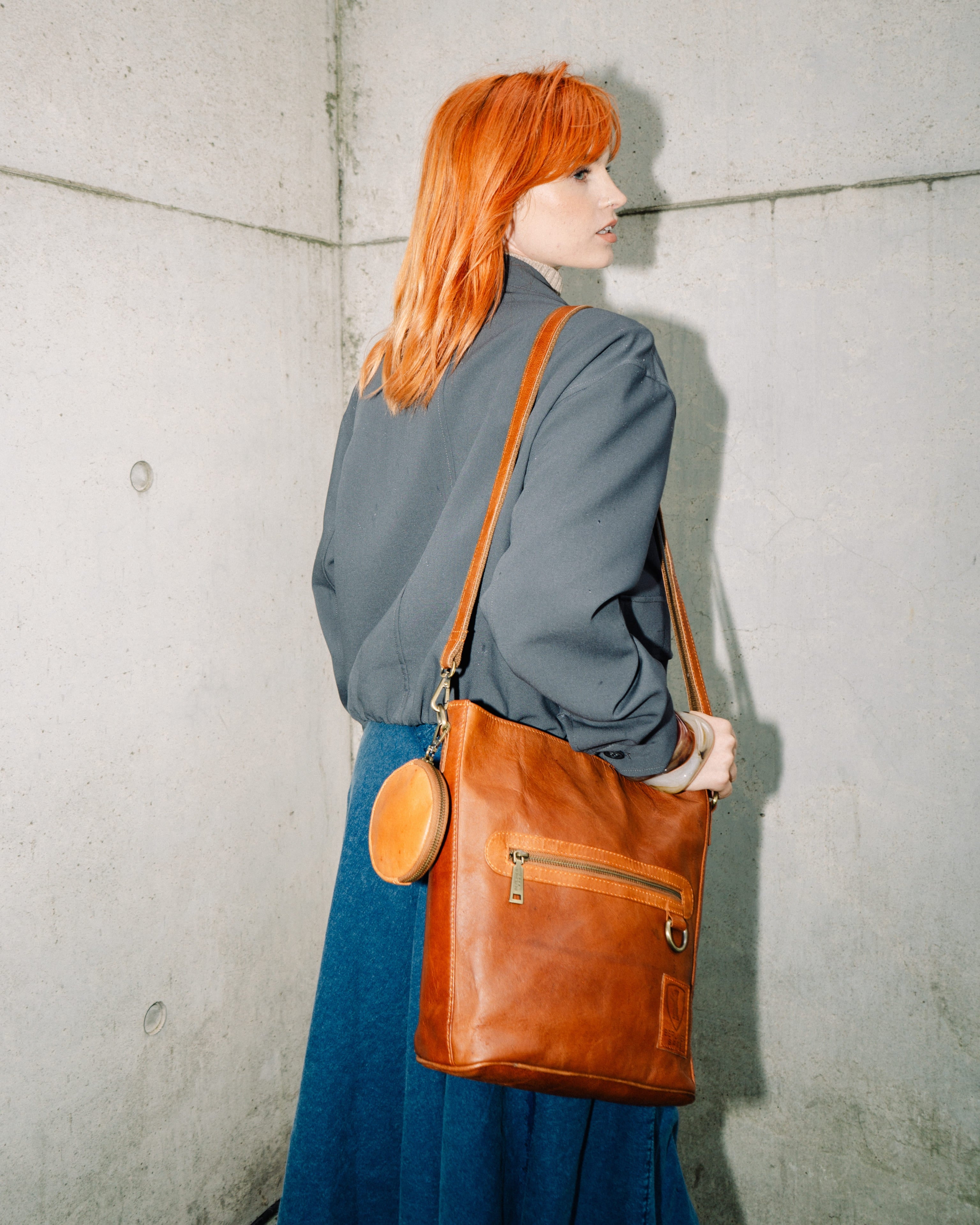 berliner-bags-siena-vintage-sac-paule-marron-vintage image 8