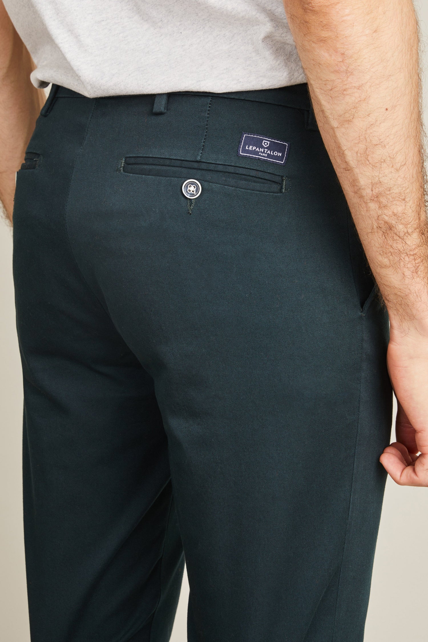 le-pantalon-chinos-homme-chino-vert-anglais-chino-coton-vert image 6