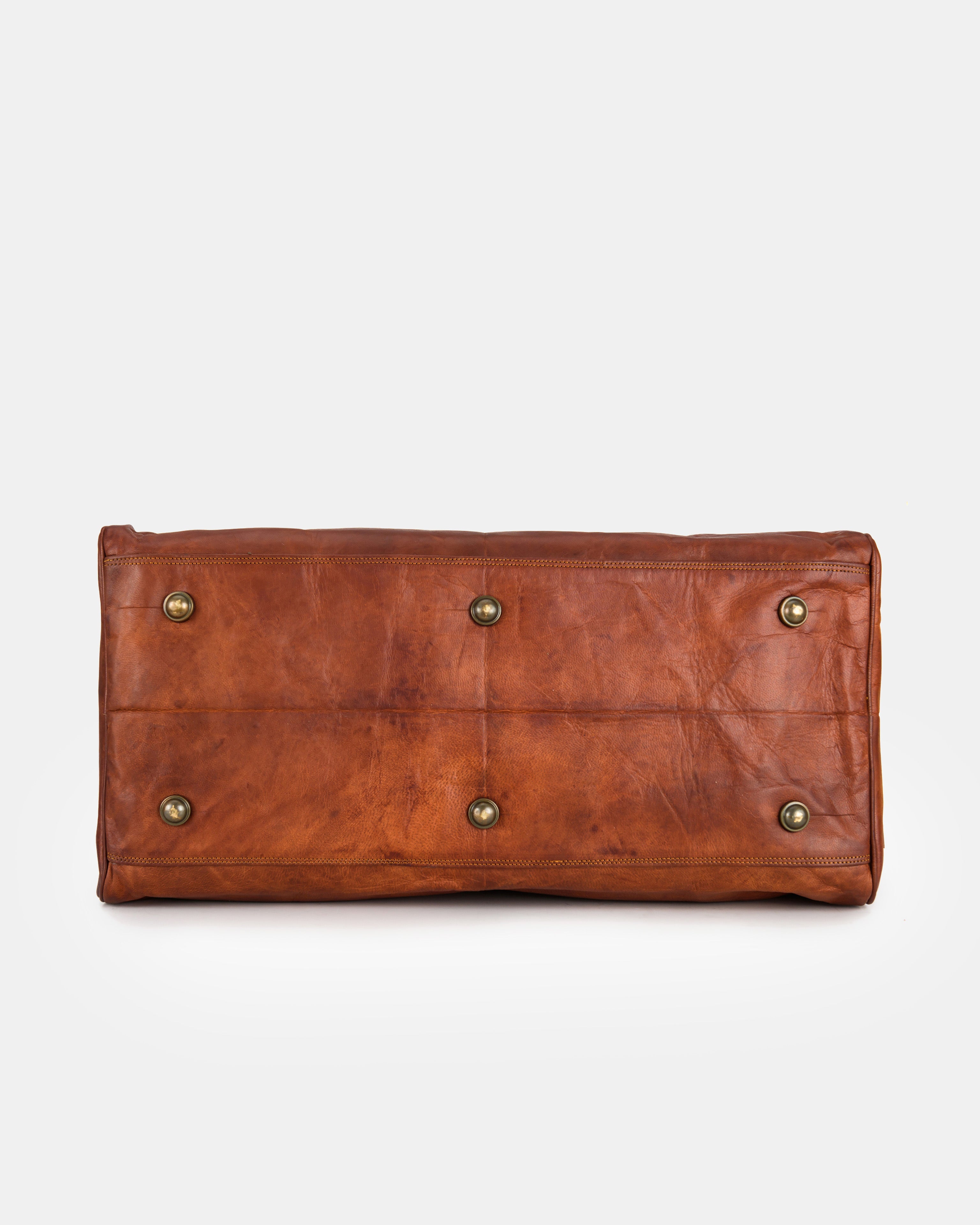 berliner-bags-oslo-sac-voyage-cuir-marron-vintage-week-end image 6