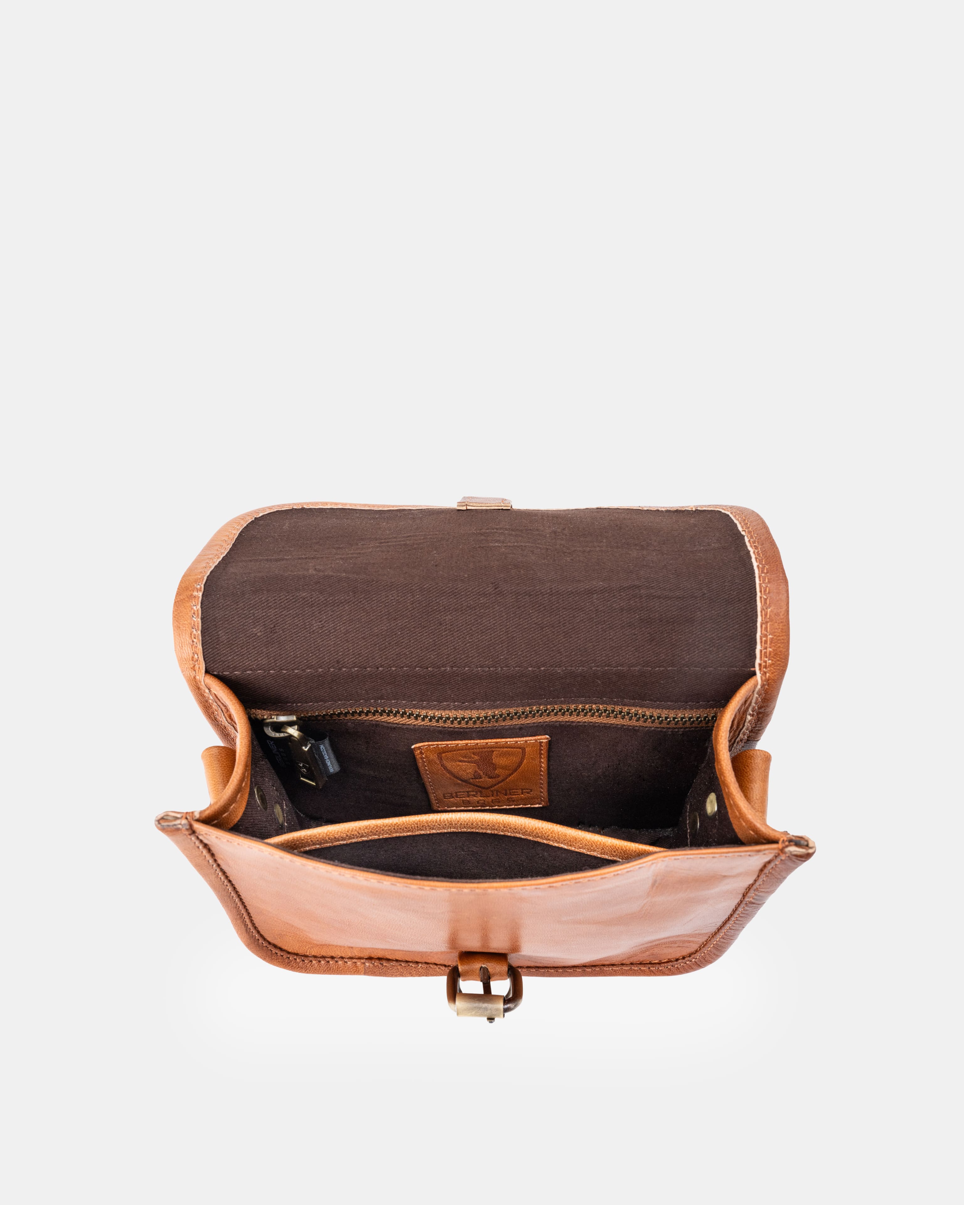 berliner-bags-malta-sac-bandouli-re-cuir-marron image 5