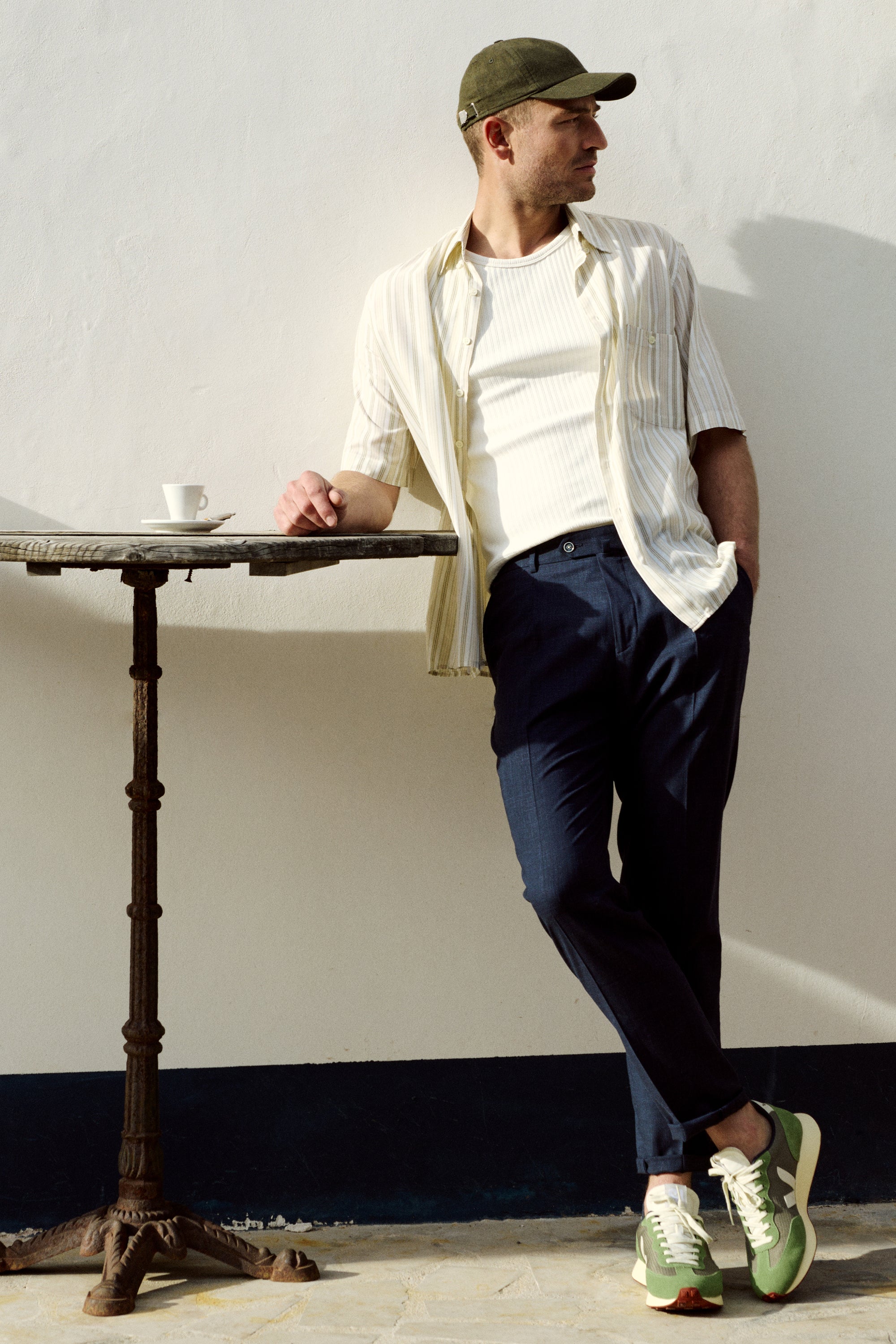 le-pantalon-pantalon-pinces-bleu-marine-pantalon-homme-lin image 6
