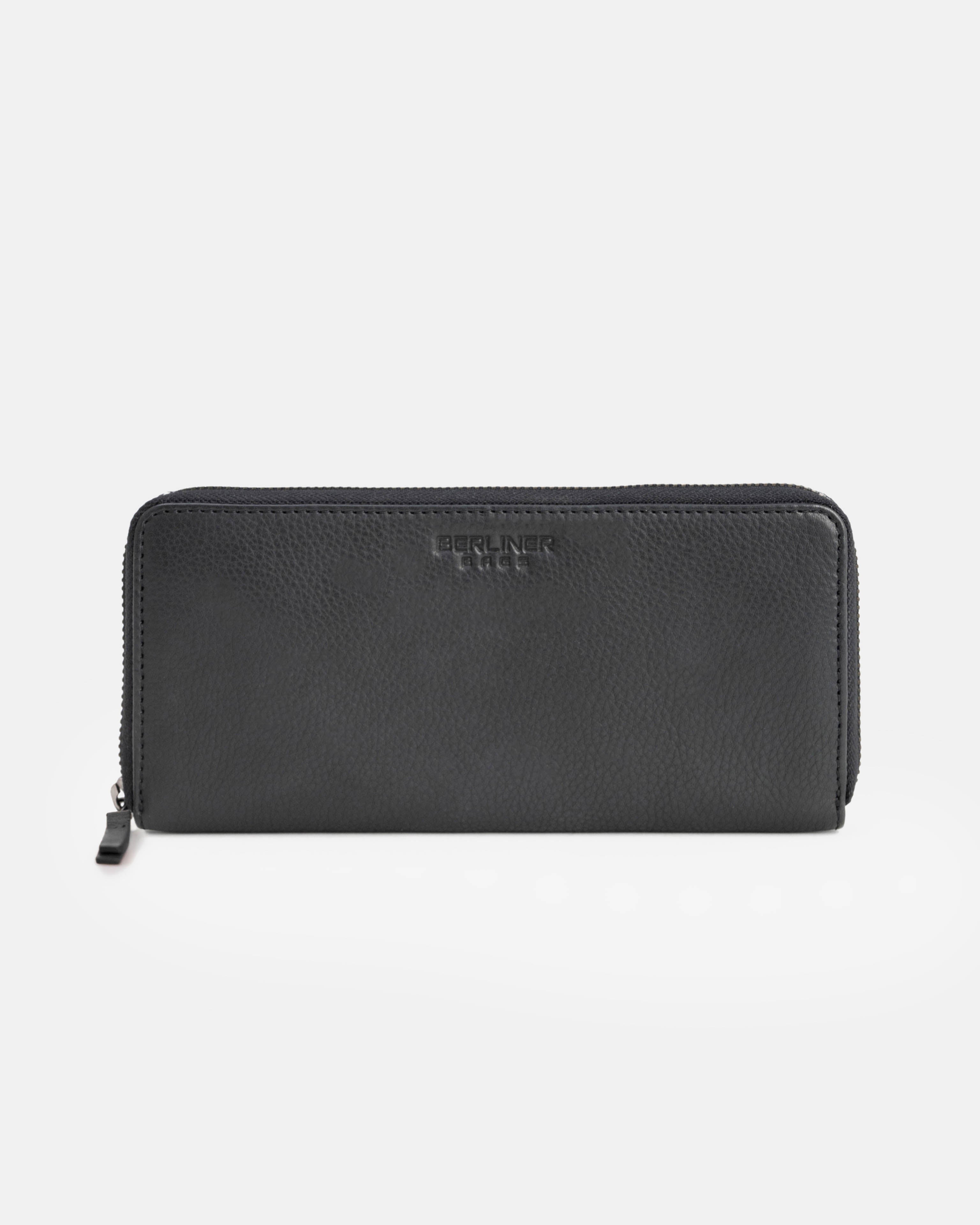 berliner-bags-palma-portefeuille-cuir-femme-grand-noir-rfid image 3