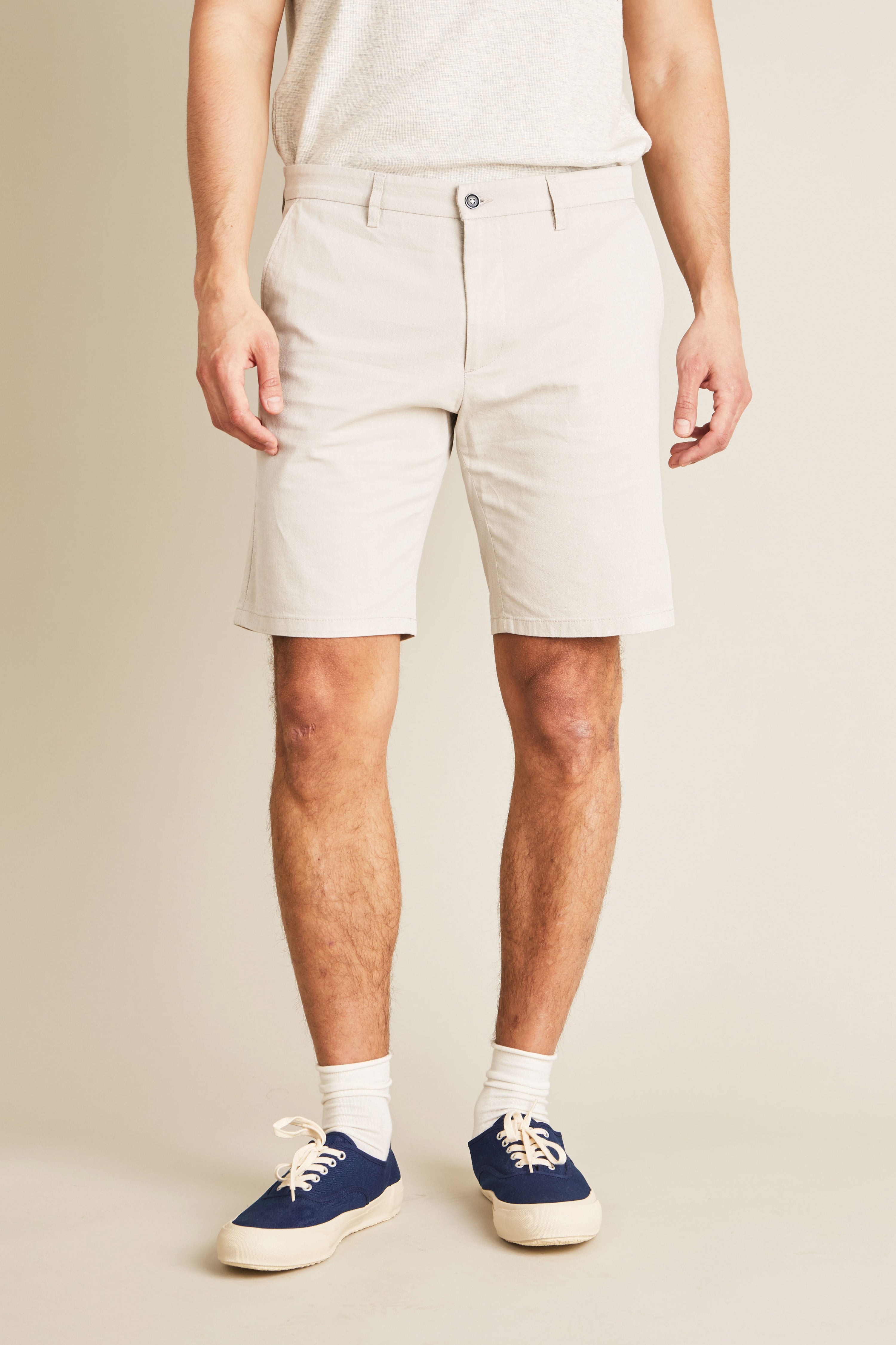 le-pantalon-bermuda-a-rien-beige-short-homme-coton-l-ger image 1