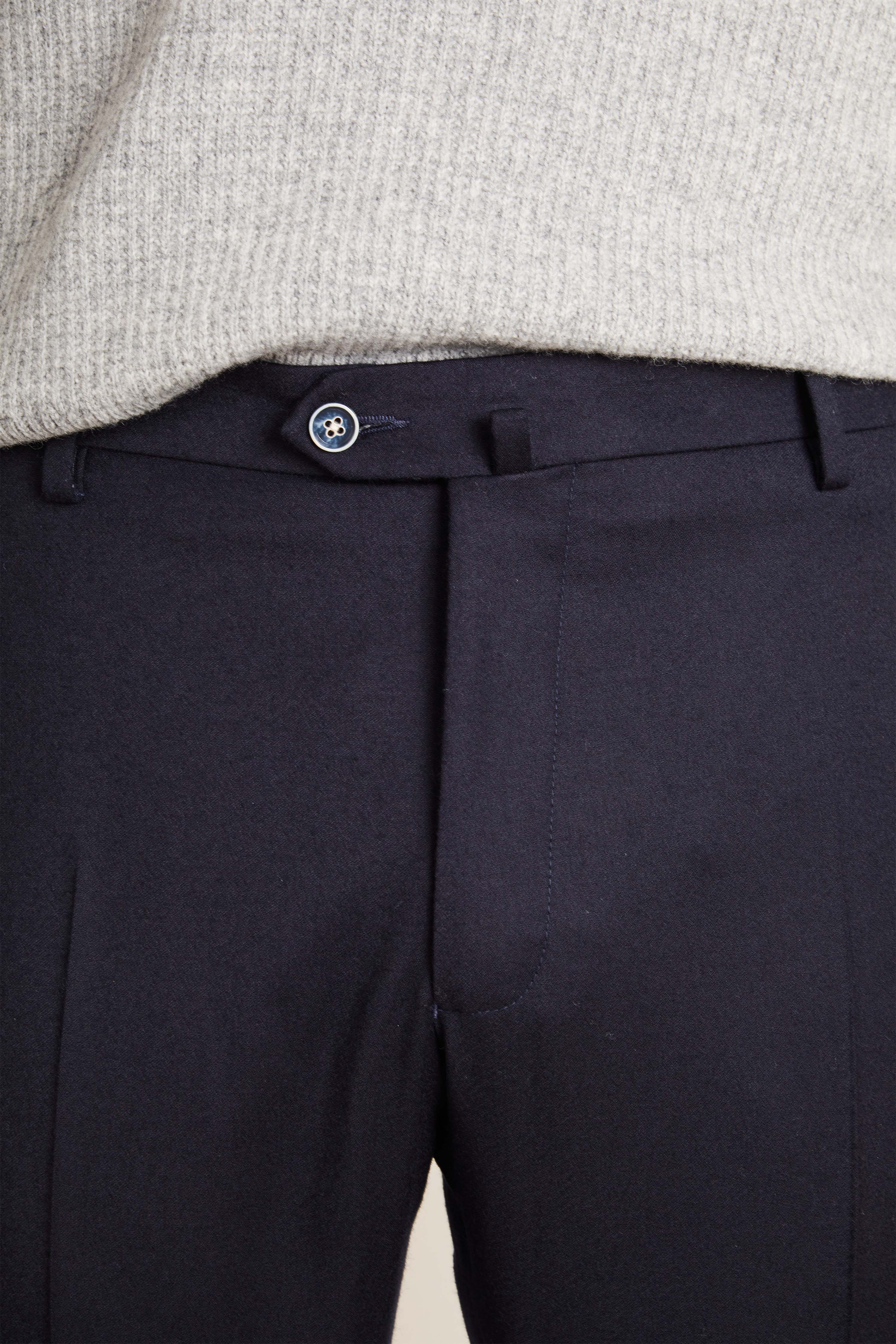 le-pantalon-flanelle-stretch-bleu-marine-pantalon-m-rinos image 4