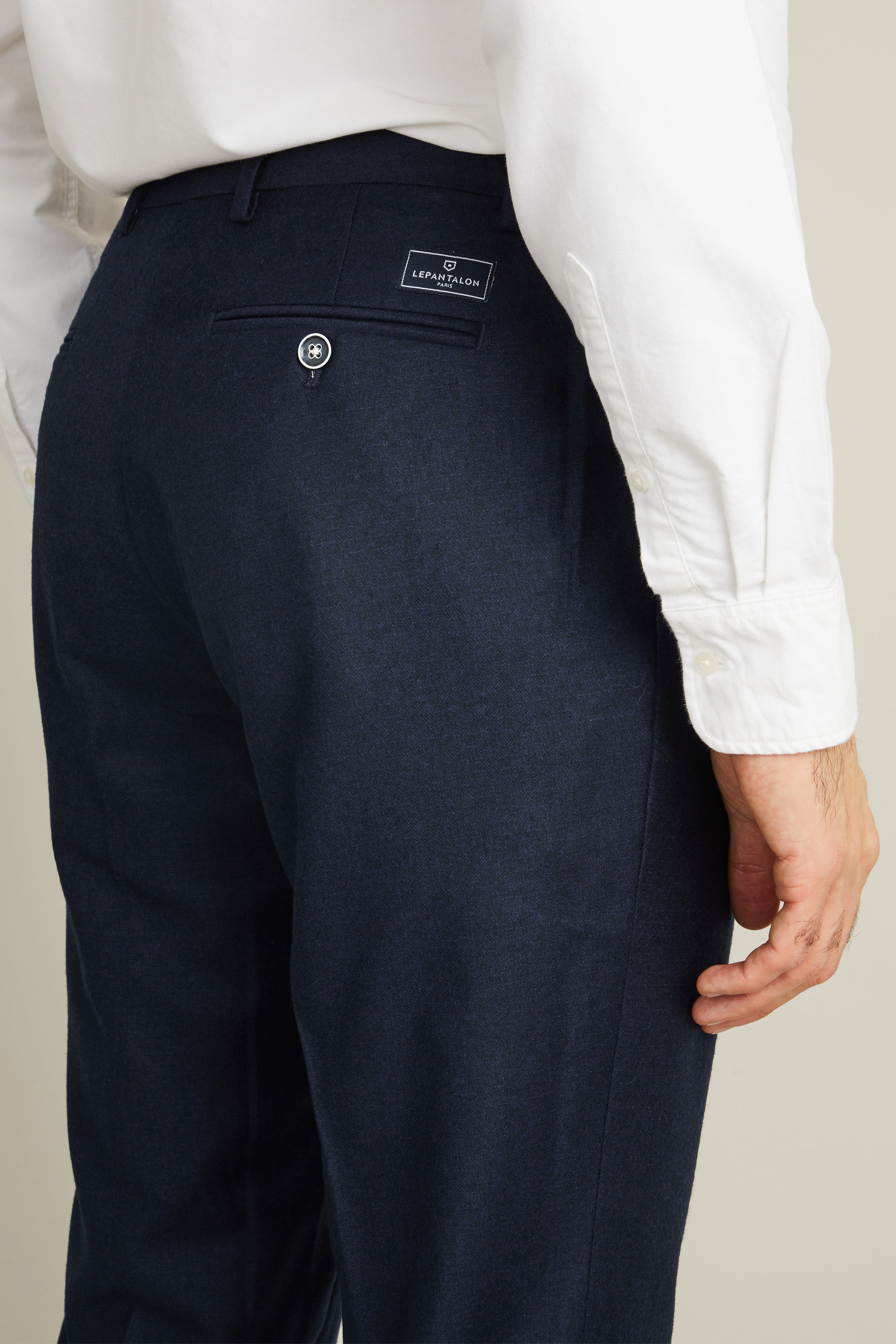 le-pantalon-flanelle-bleu-chin-homme-laine-m-rinos image 3