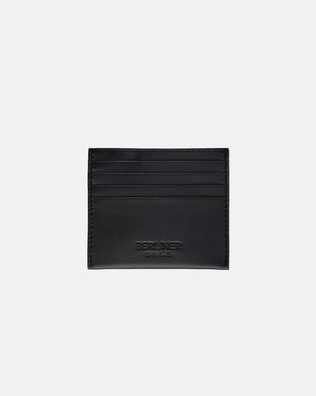 berliner-bags-card-case-porte-cartes-cuir-noir-8-cartes image 1
