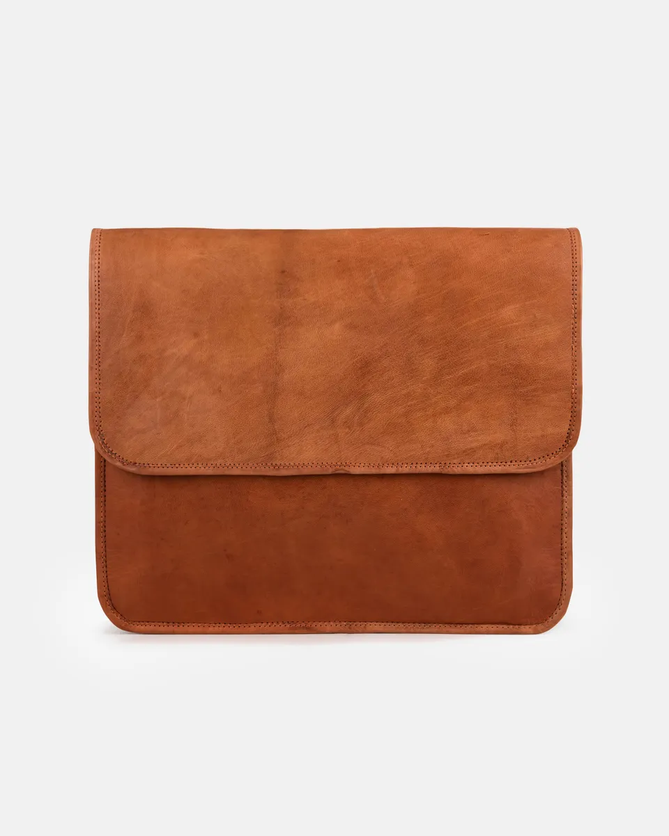 berliner-bags-ghent-sac-messenger-marron-vintage-cuir image 1