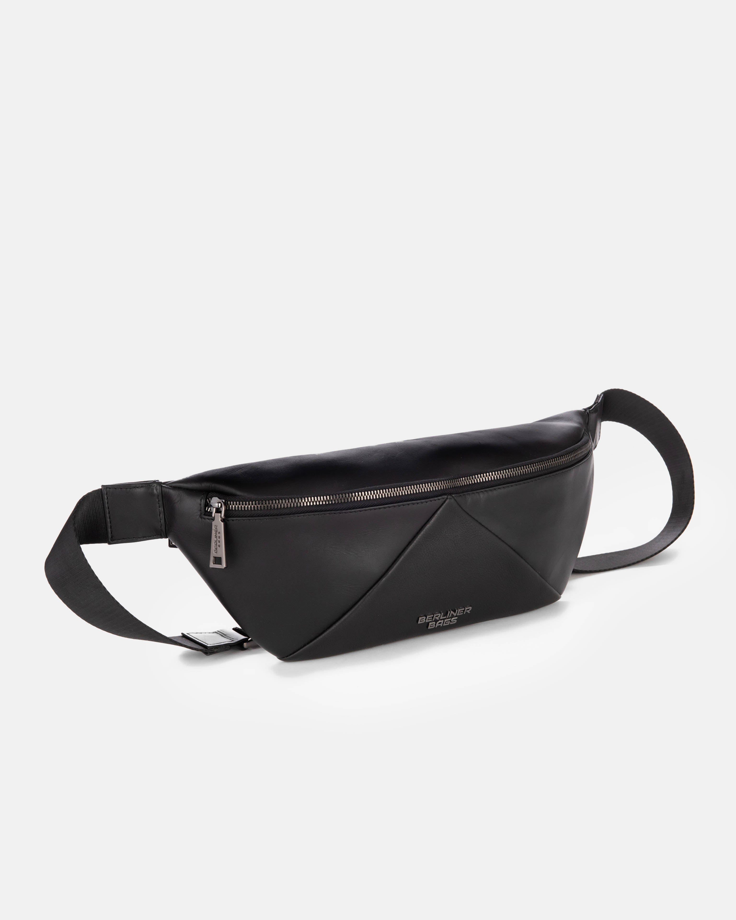 berliner-bags-feline-sac-banane-cuir-noir-crossbody image 3