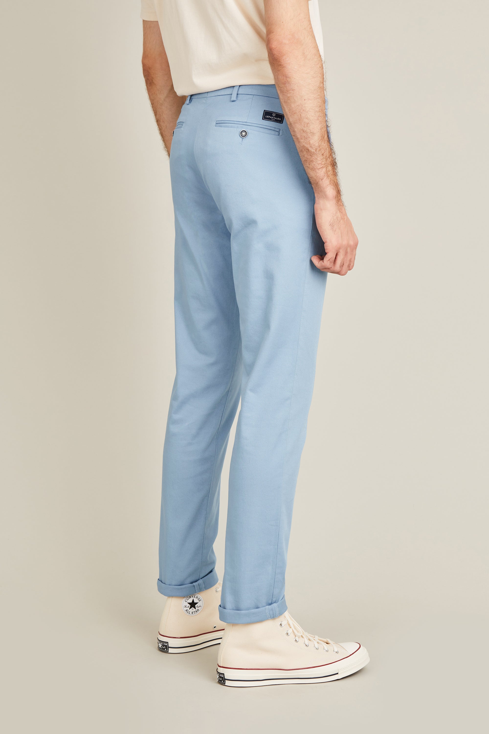 le-pantalon-chino-fm-lpc-37-pantalon-bleu-ciel-coton image 8