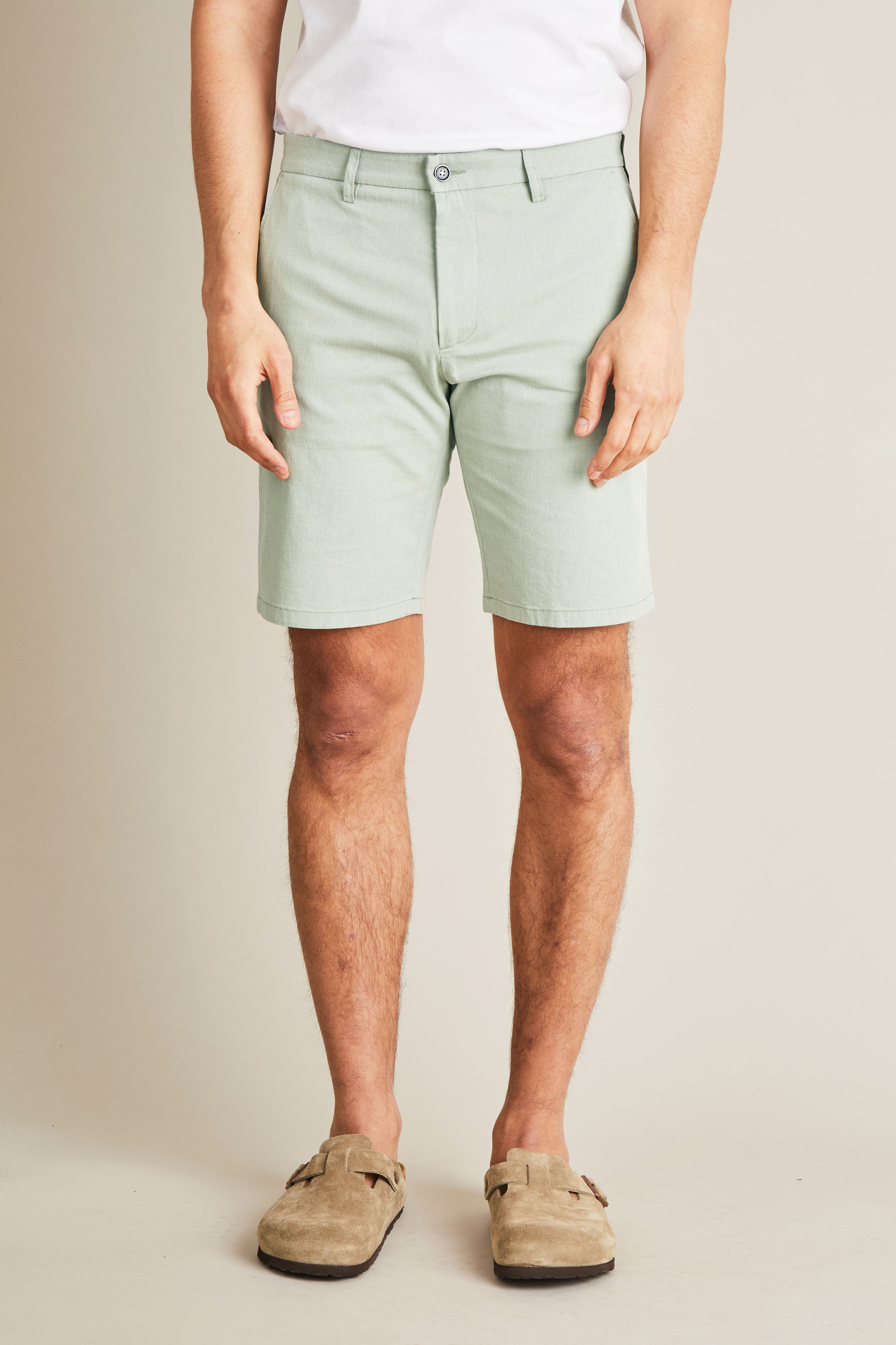 le-pantalon-bermudas-homme-fm-lpbl-2-bermuda-vert-amande image 1