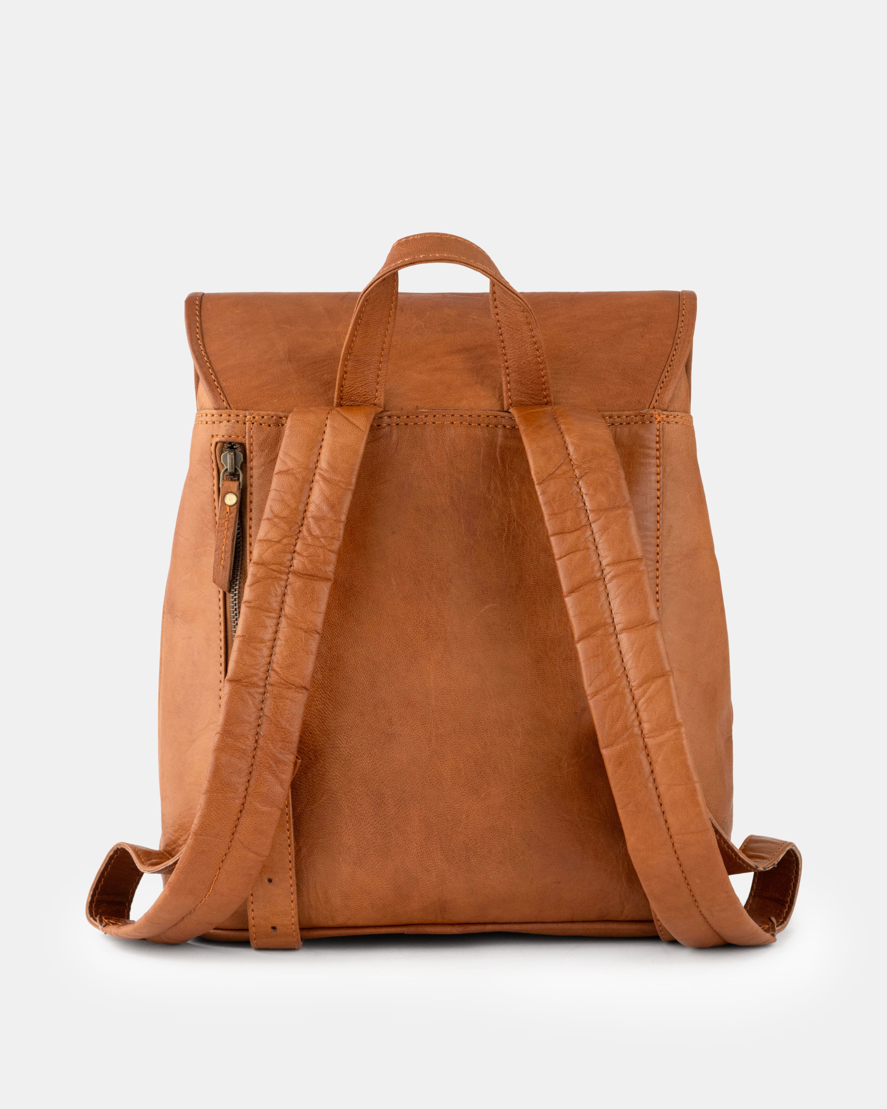 berliner-bags-jenny-sac-dos-femme-cuir-marron-vintage image 5