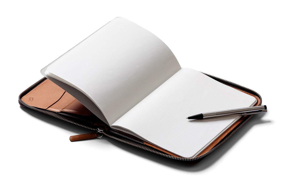 bellroy-work-folio-porte-documents-cuir-a5-caramel-zipp image 3