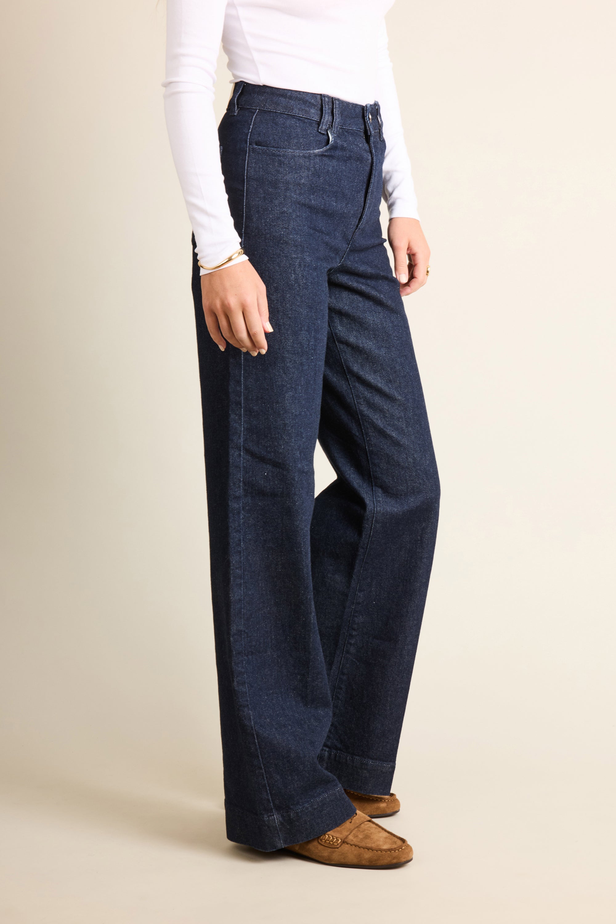 le-pantalon-jeans-femme-jean-wideleg-brut-taille-haute-coton image 5