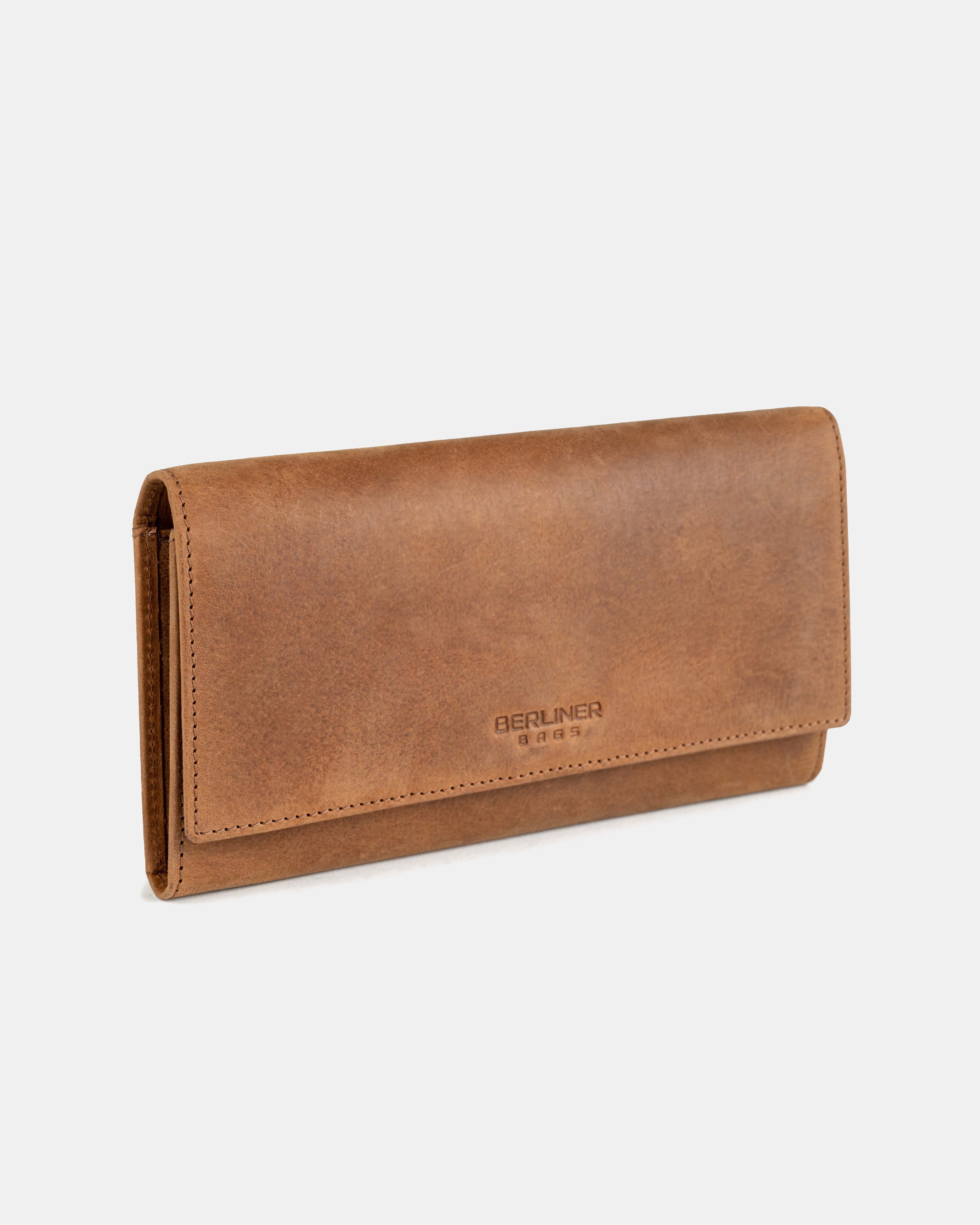 berliner-bags-iris-portefeuille-camel-rfid-enveloppe image 4