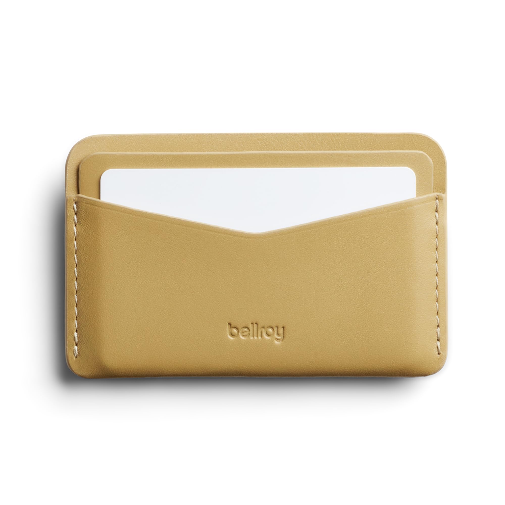 bellroy-wallets-card-slip-porte-cartes-cuir-mustard-4-cartes image 2