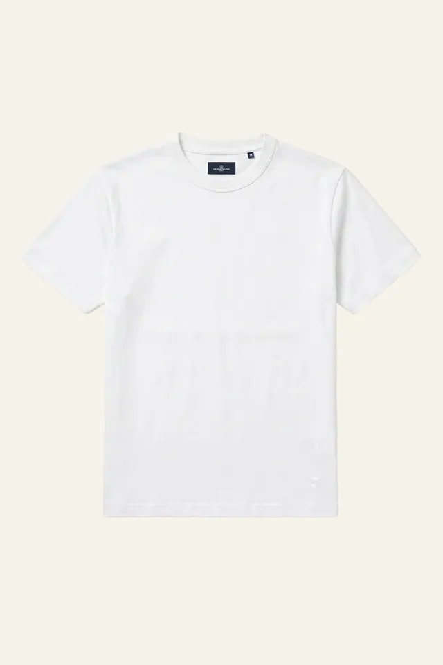 le-pantalon-t-shirts-homme-tee-shirt-coton-epais-blanc-100-coton image 1