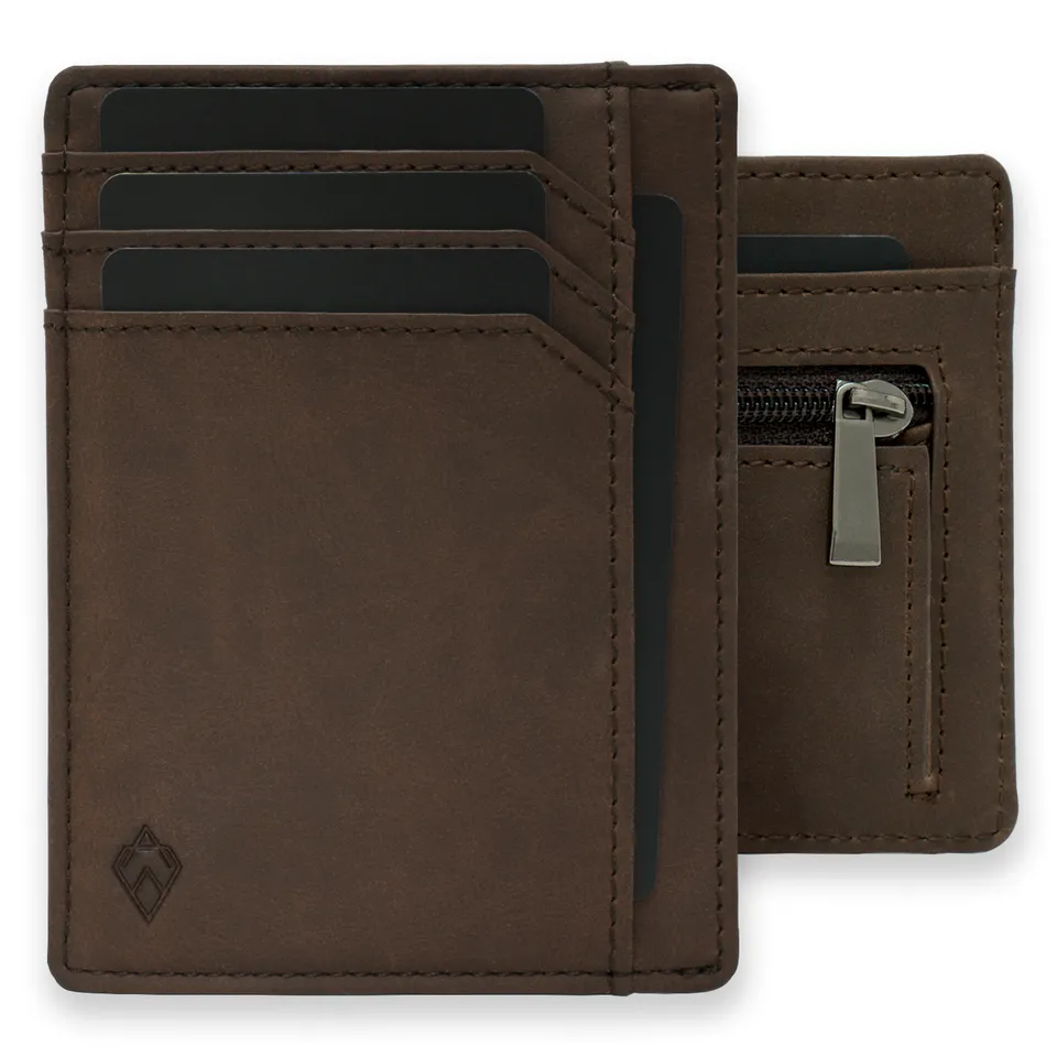 akielo-bravo-collection-dark-mocha-zip-portefeuille-cuir-homme-zipp image 1