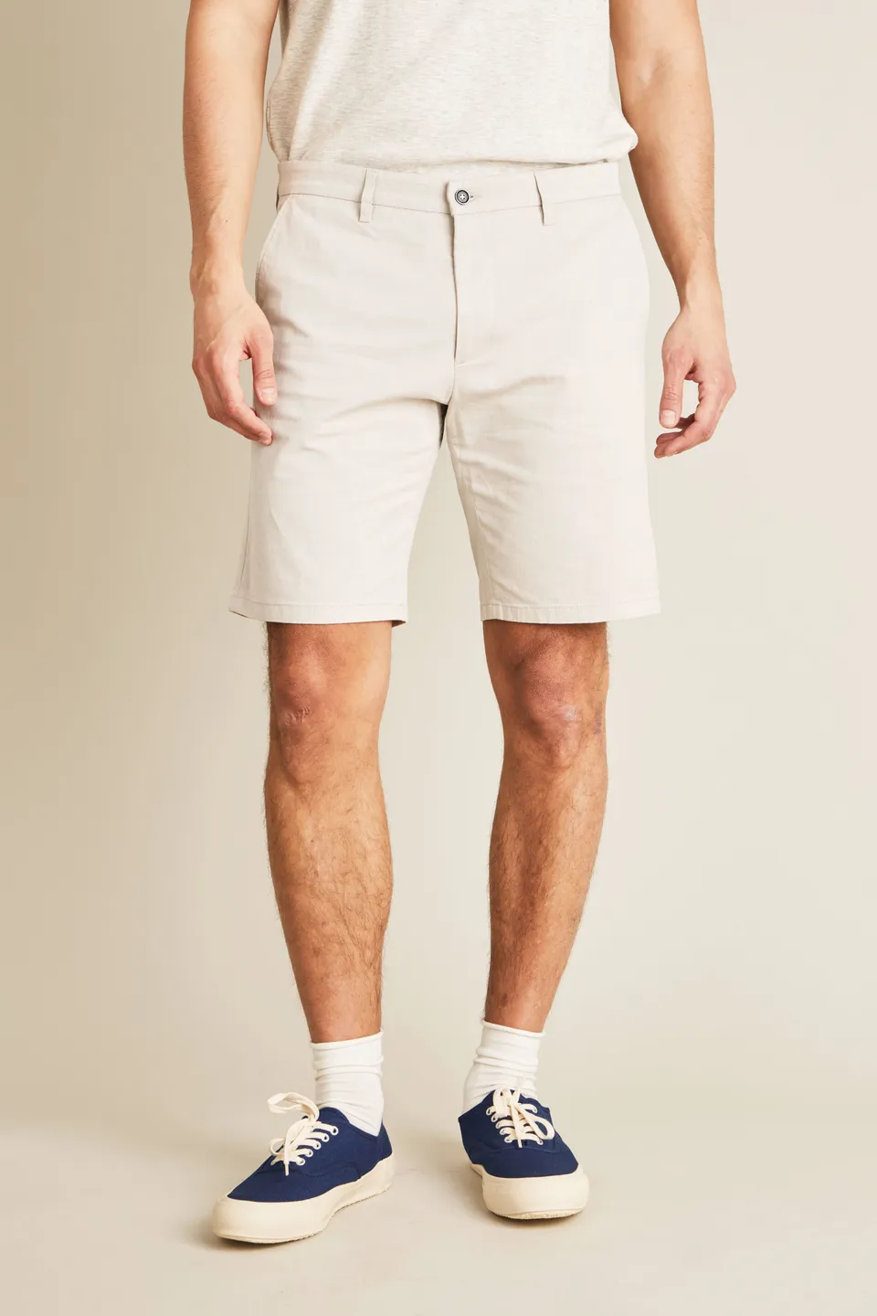 le-pantalon-bermuda-a-rien-beige-short-homme-coton-l-ger image 1