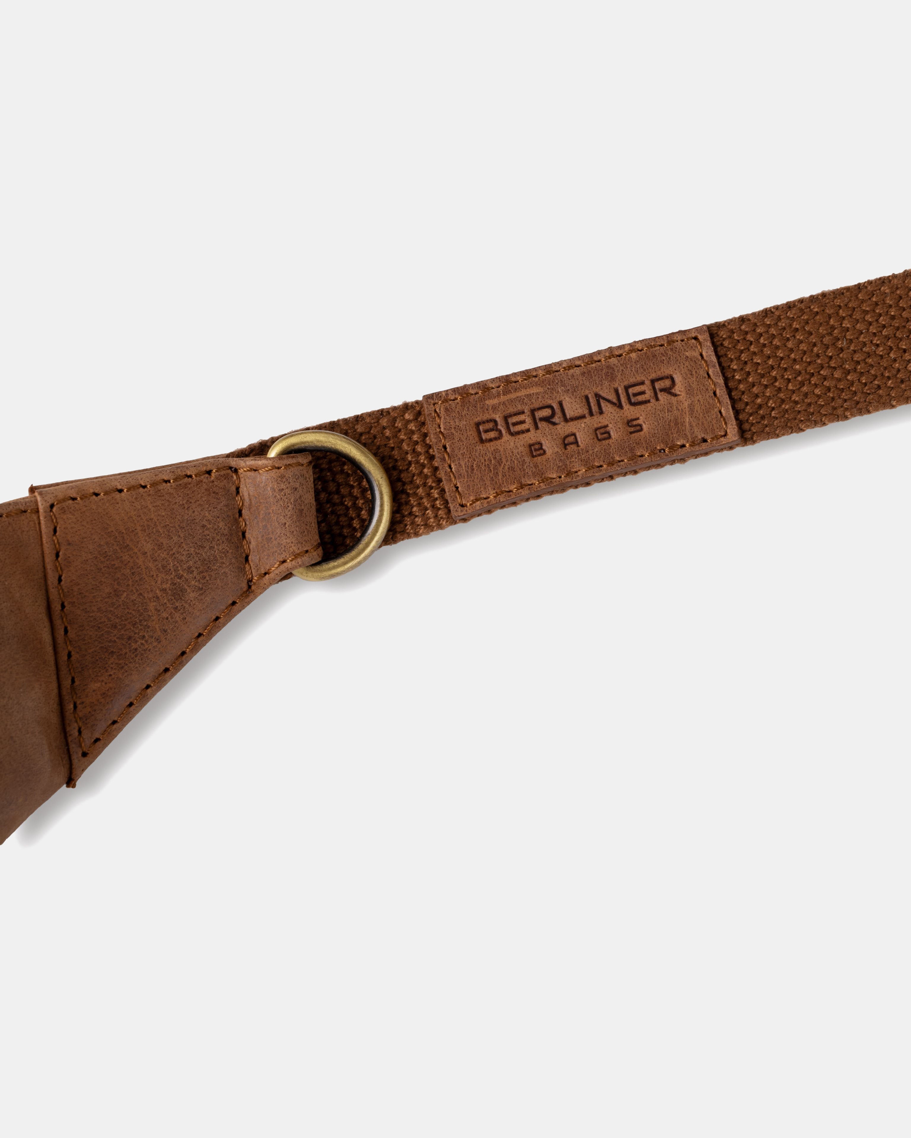 berliner-bags-kai-xl-sac-banane-camel-cuir-vintage image 8