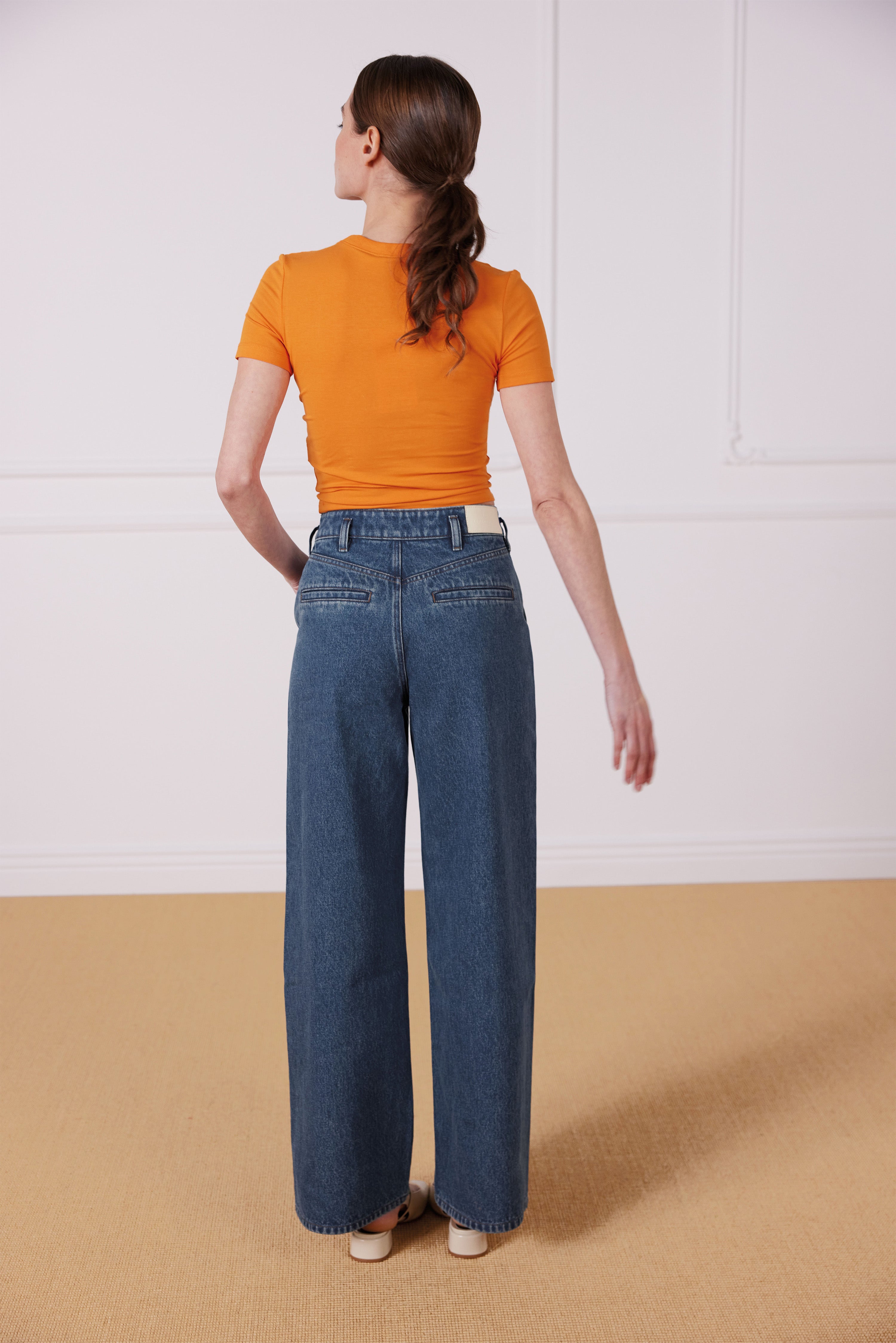 le-pantalon-jeans-femme-jean-large-middle-blue-coton image 6