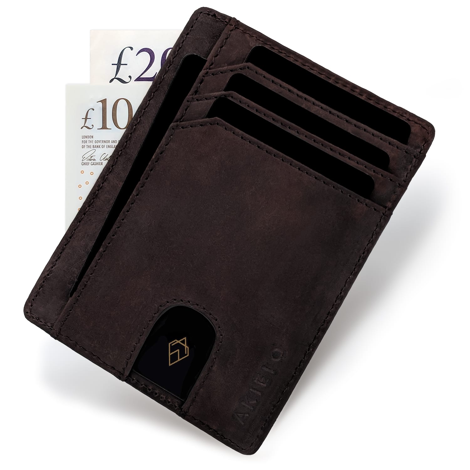 akielo-bravo-dark-mocha-portefeuille-cuir-marron-homme image 1